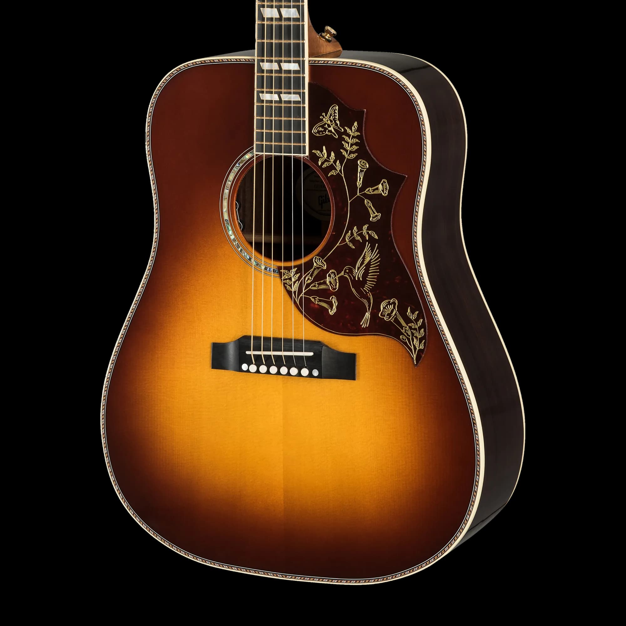 Gibson Hummingbird Deluxe Rosewood, Left-Handed, Rosewood Burst
