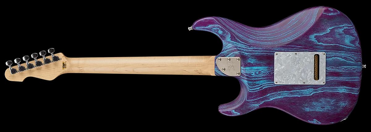 ESP Snapper Ctm Drift Wood Indigo Purple w/ Blue Filler — photo 2