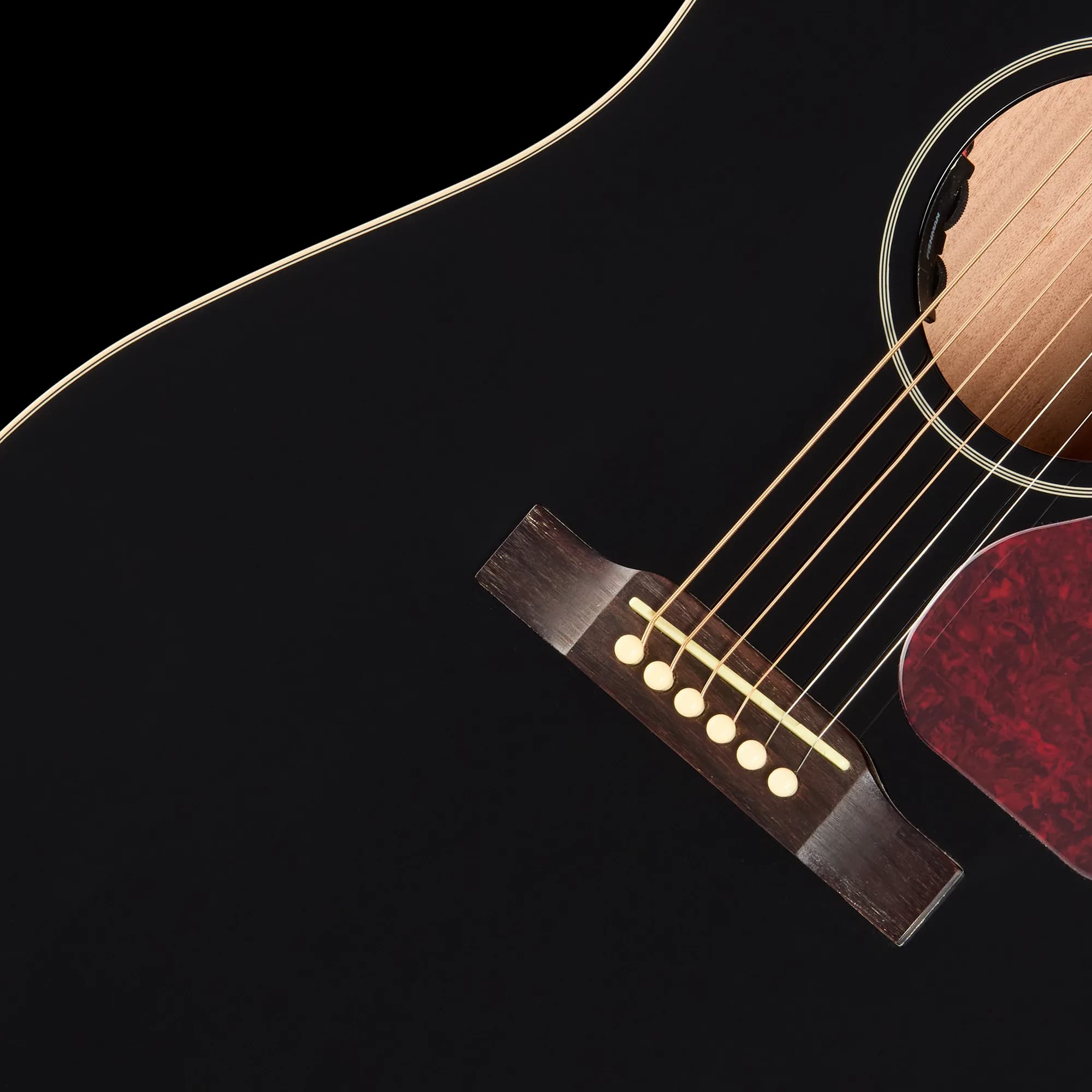 Epiphone J-45 Studio, Ebony, Exclusive — photo 7