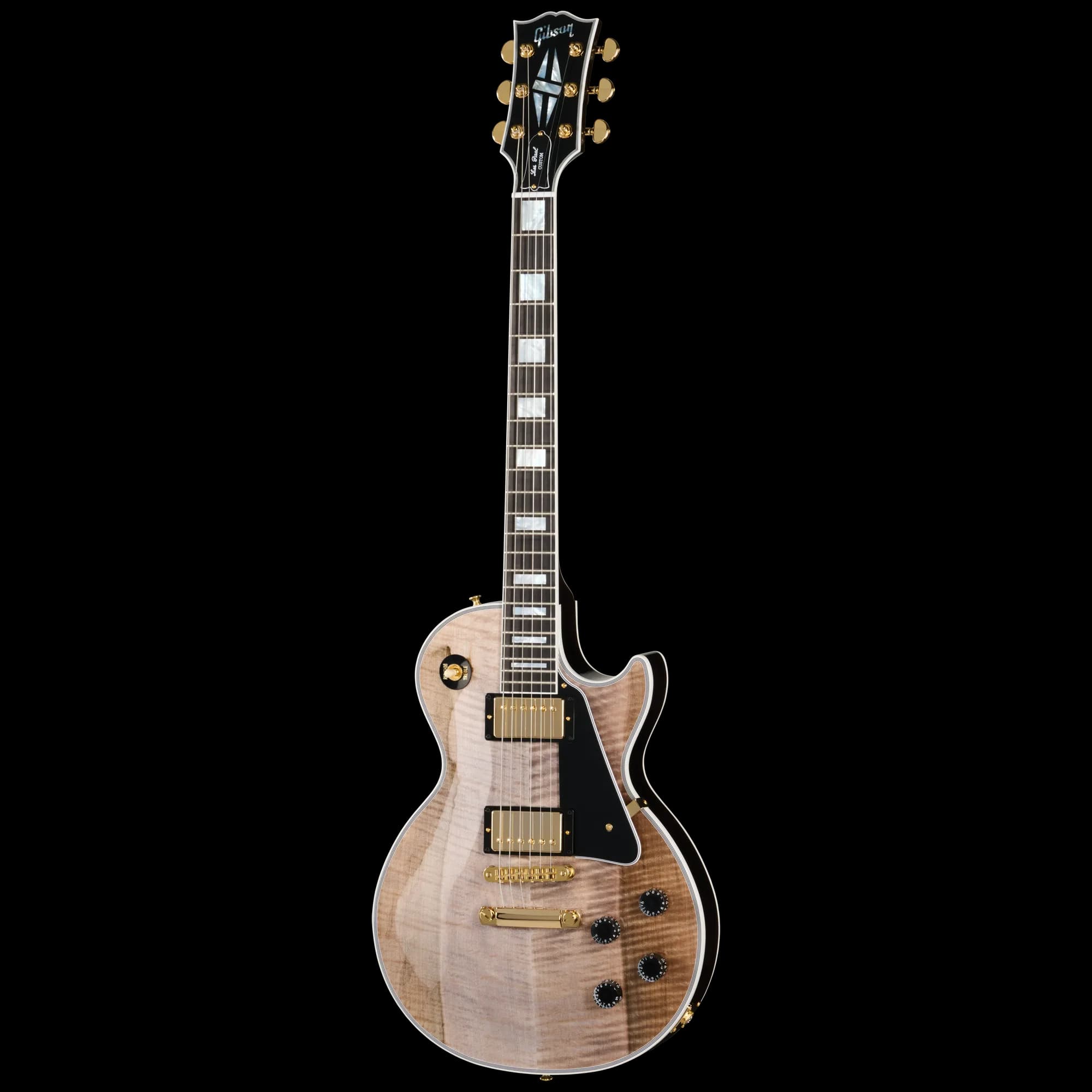 Gibson Les Paul Custom with Figured Maple Heartwood Top, Gloss, Light Charcoal — photo 3