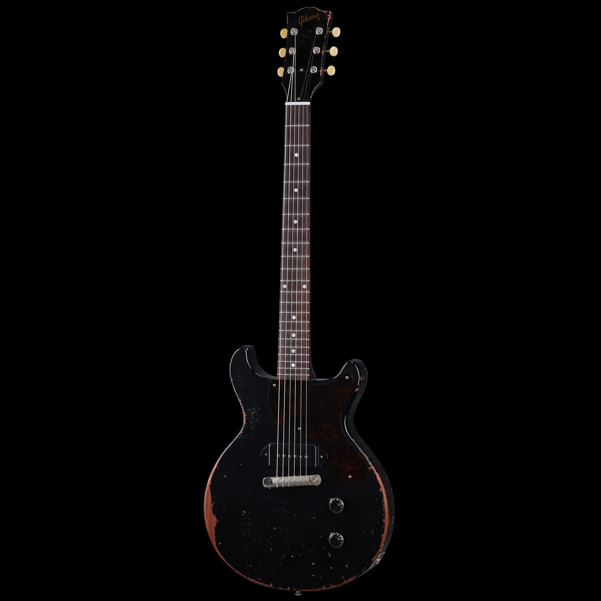 Gibson 1960 Les Paul Junior Double Cut Reissue, Ultra Heavy Aged, Ebony — photo 2