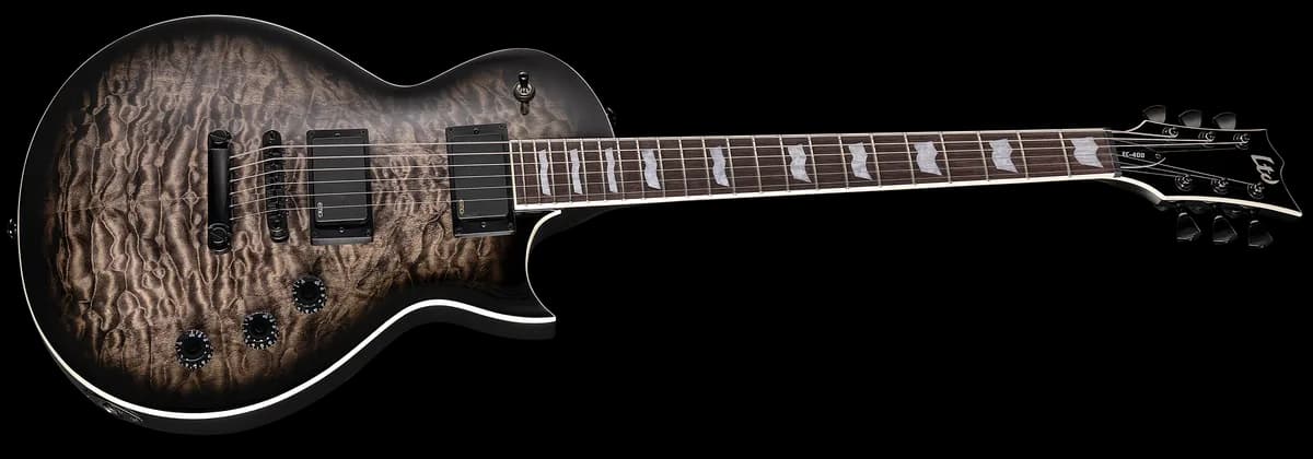 ESP EC-400QM See Thru Black Sunburst — photo 3