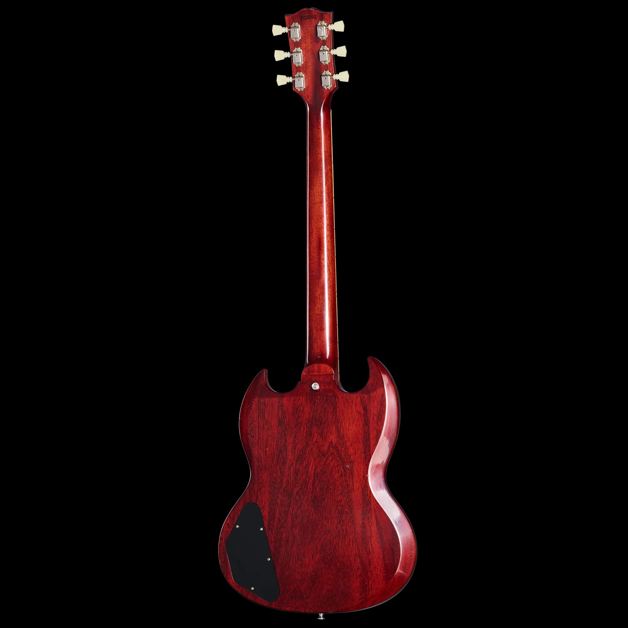 Gibson 1962 Les Paul SG Standard with Ebony Block, Light Aged, Cherry, Exclusive — photo 4