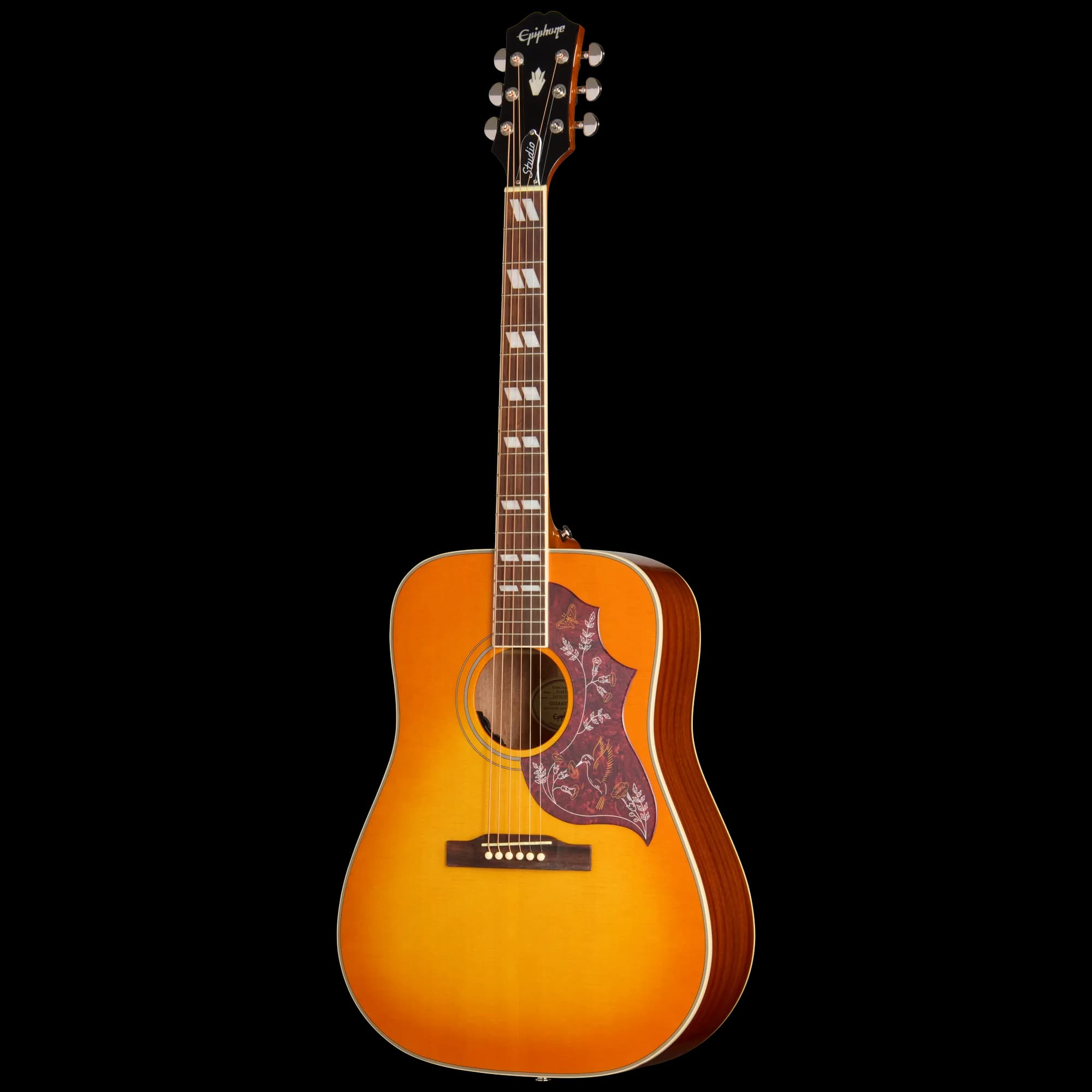 Epiphone Hummingbird Studio, Heritage Cherry Sunburst — photo 3
