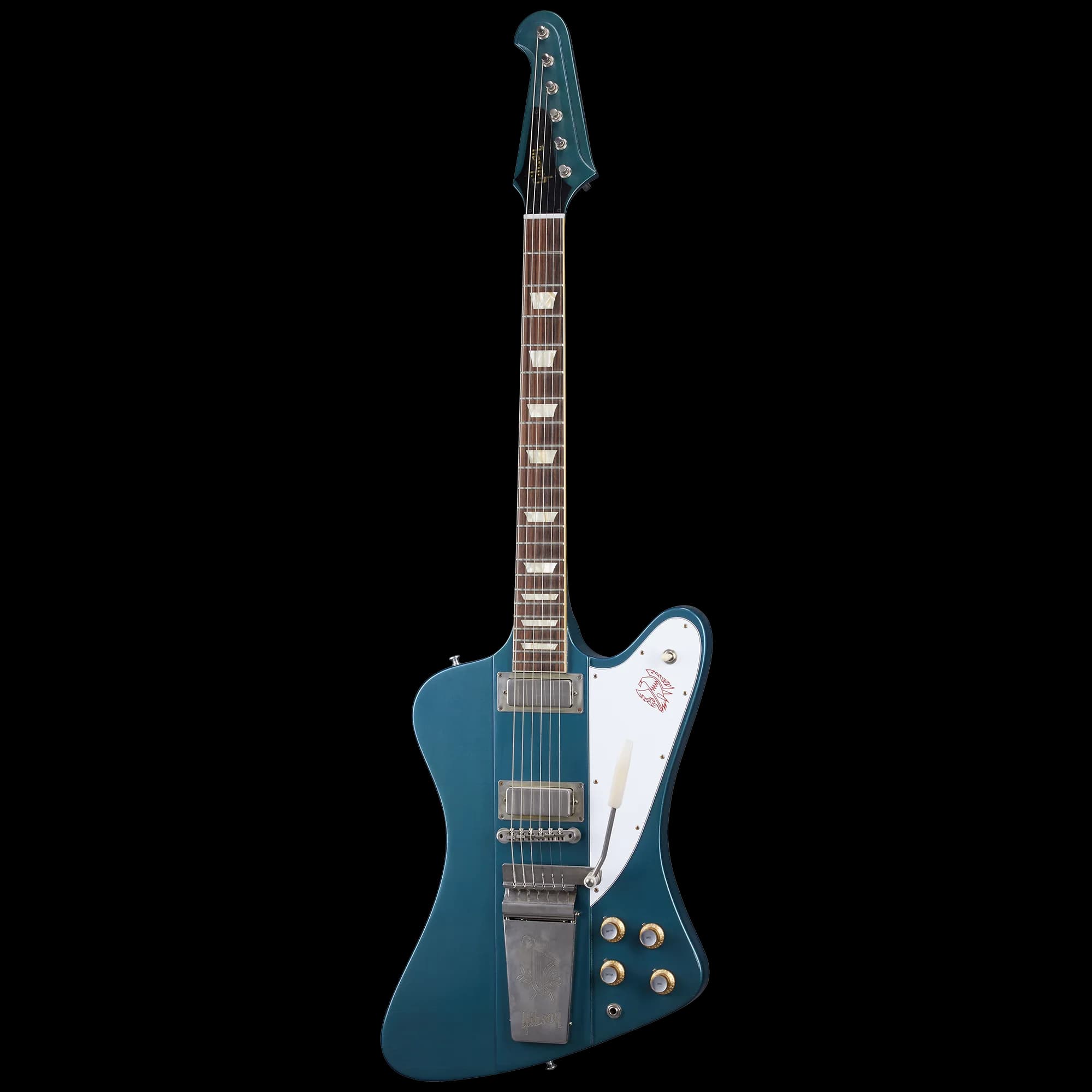 Gibson 1963 Firebird V with Maestro Vibrola, Ultra Light Aged, Pelham Blue — photo 3