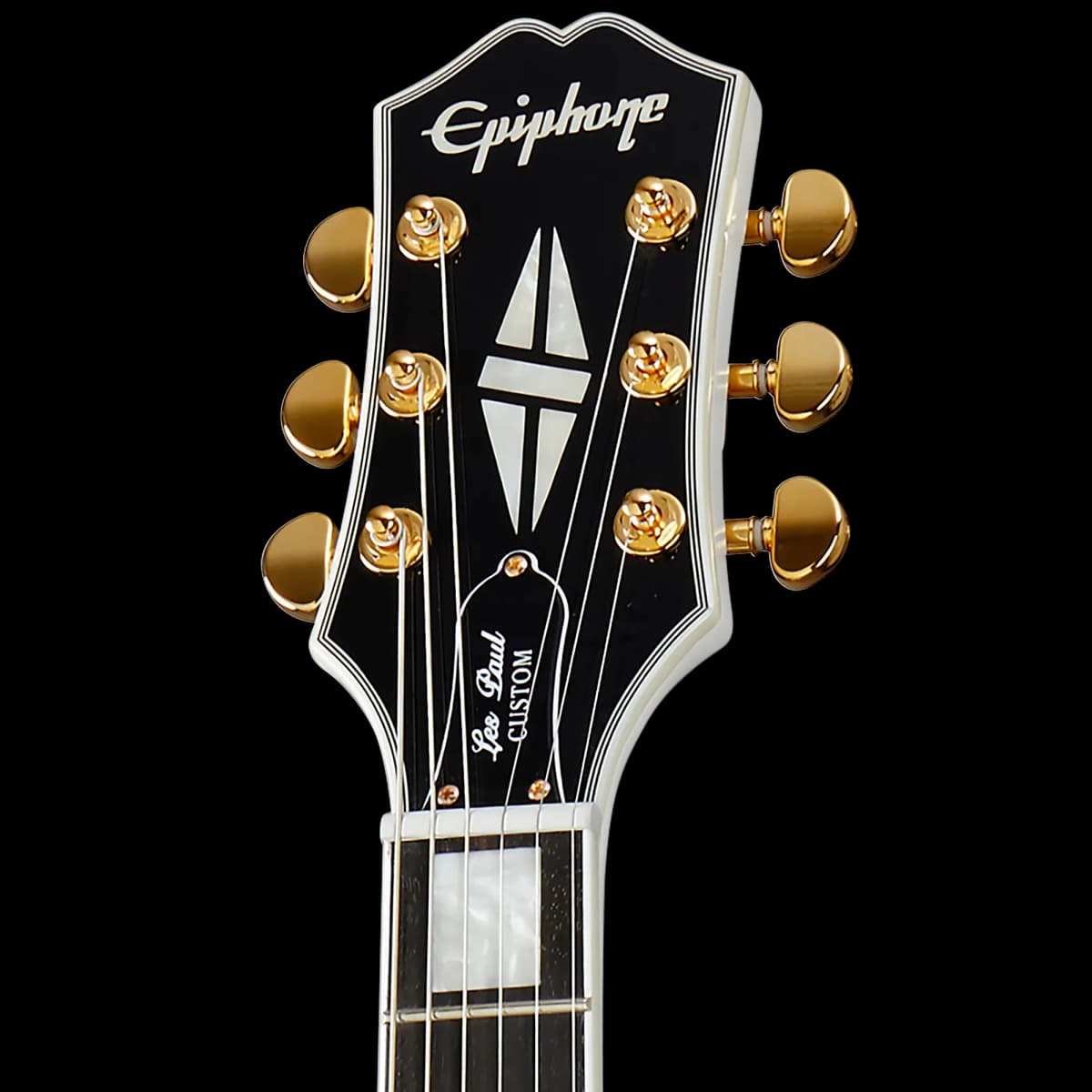 Epiphone Les Paul Custom, Alpine White — photo 5