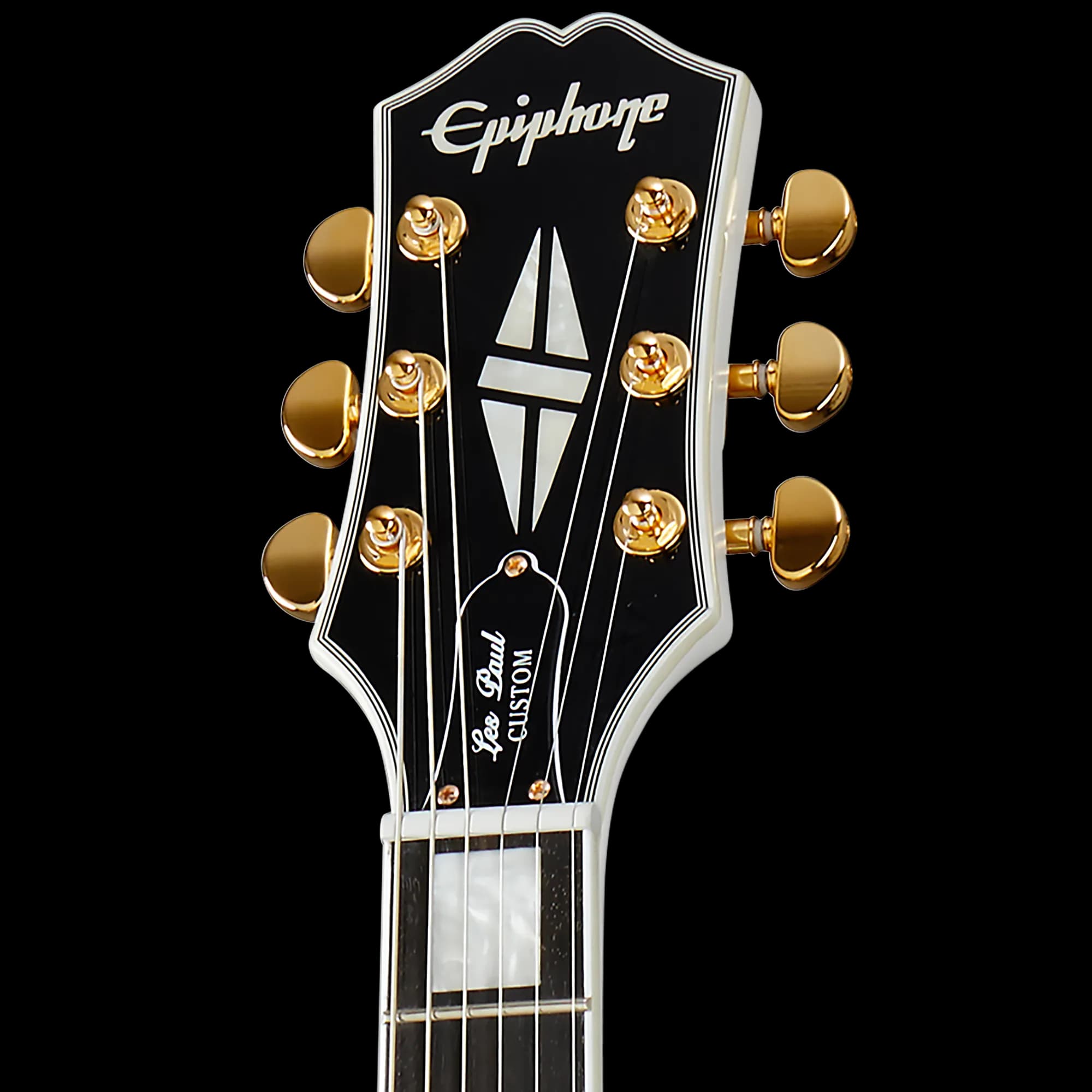 Epiphone Les Paul Custom, Alpine White — photo 5