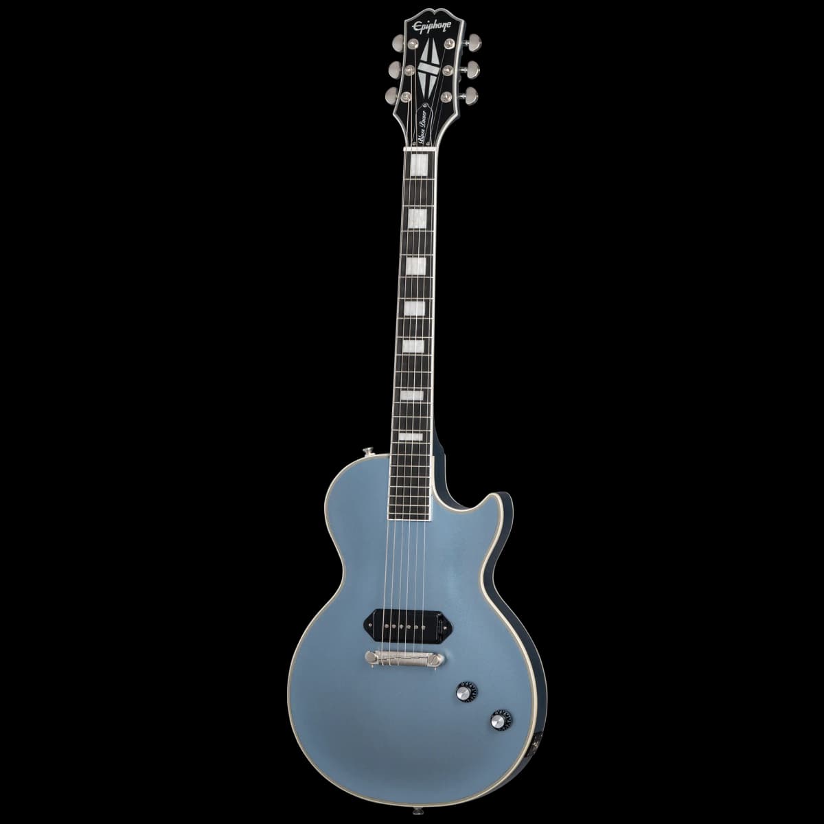 Epiphone Jared James Nichols "Blues Power" Les Paul Custom, Aged Pelham Blue — photo 3