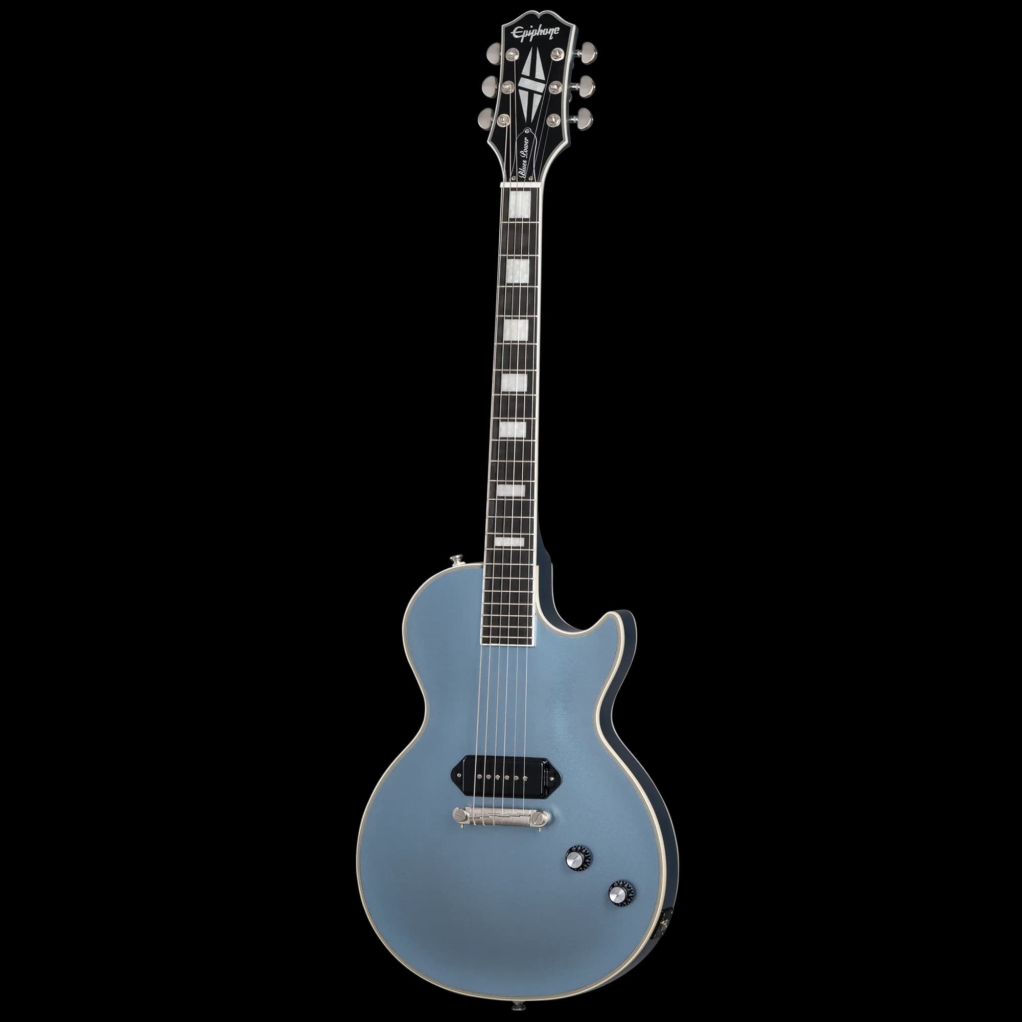 Epiphone Jared James Nichols "Blues Power" Les Paul Custom, Aged Pelham Blue — photo 3