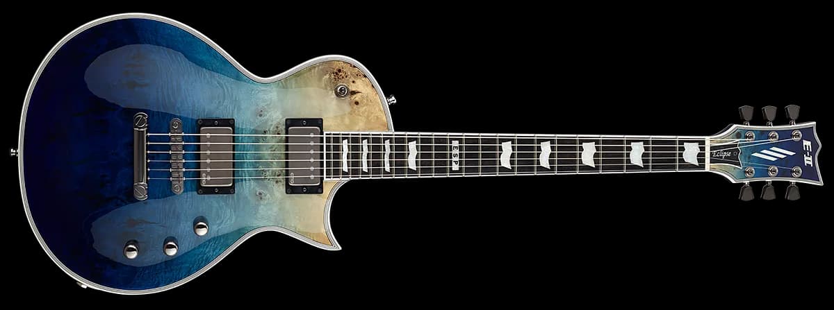 ESP E-II Eclipse Blue Natural Fade