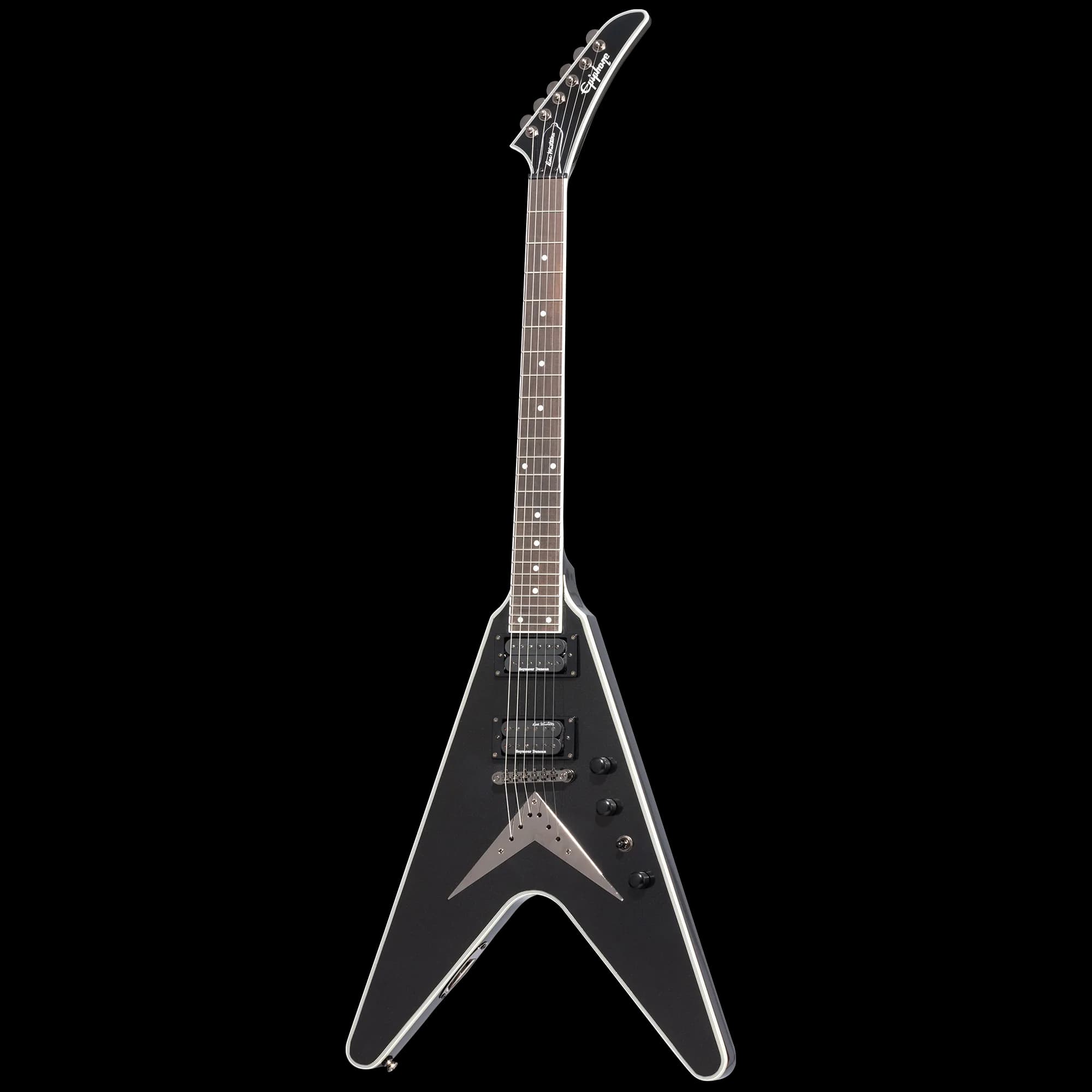 Epiphone Dave Mustaine Flying V Custom, Black Metallic — photo 3