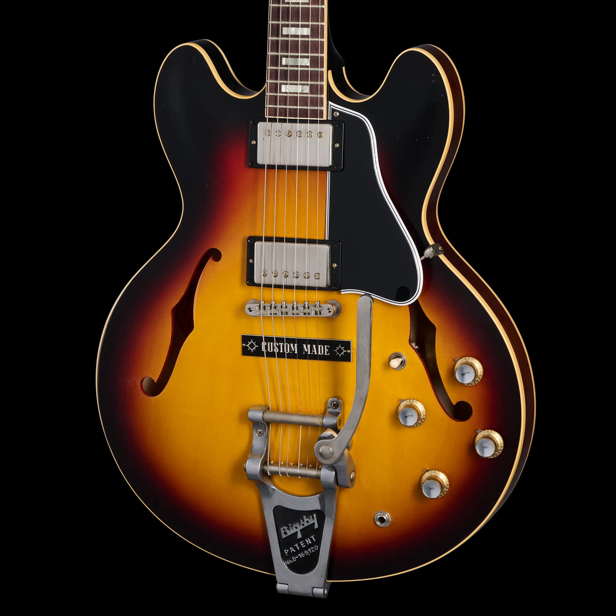 Gibson 1964 ES-335 Reissue, Light Aged, Vintage Burst, Exclusive
