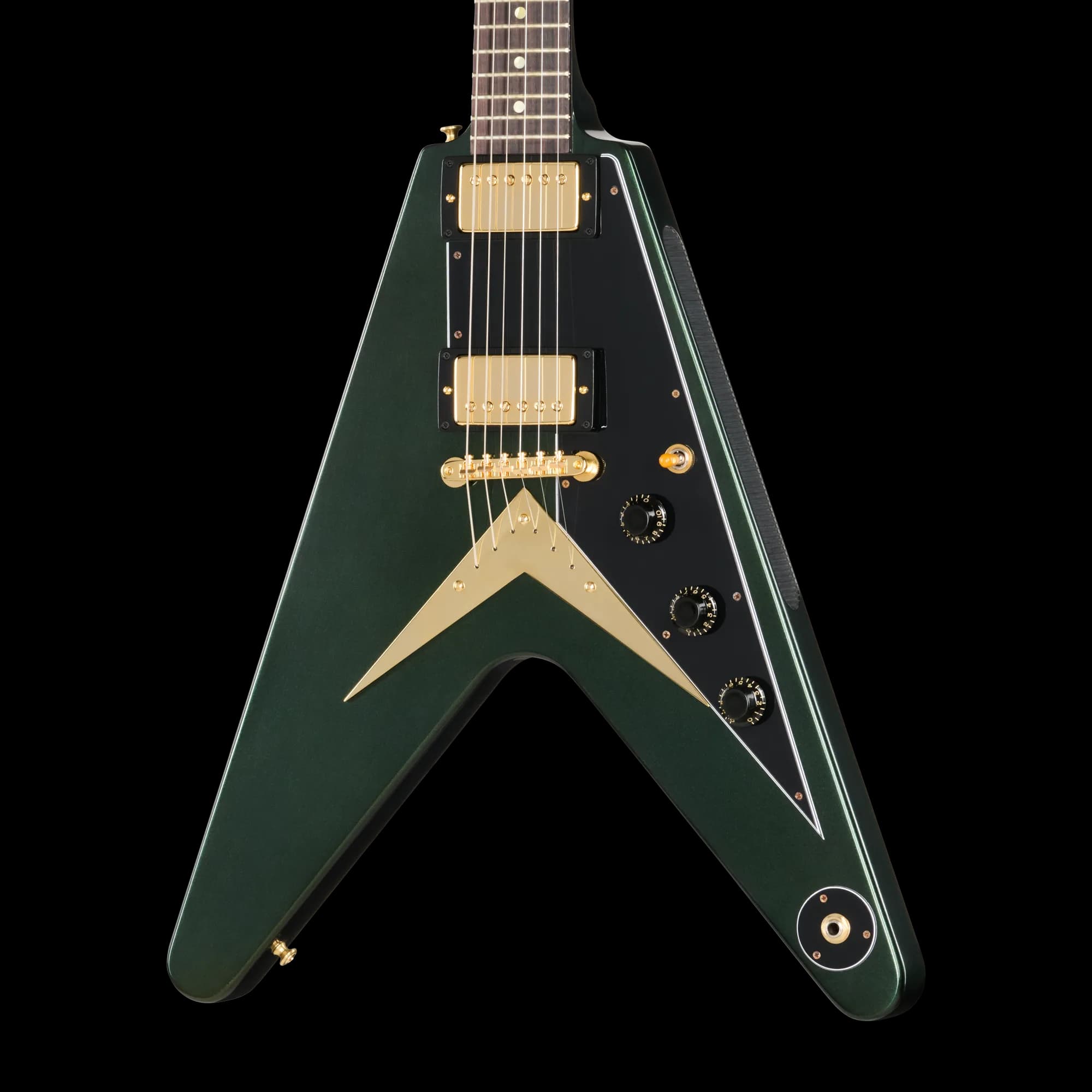 Gibson 1958 Mahogany Flying V Reissue, VOS, British Racing Green