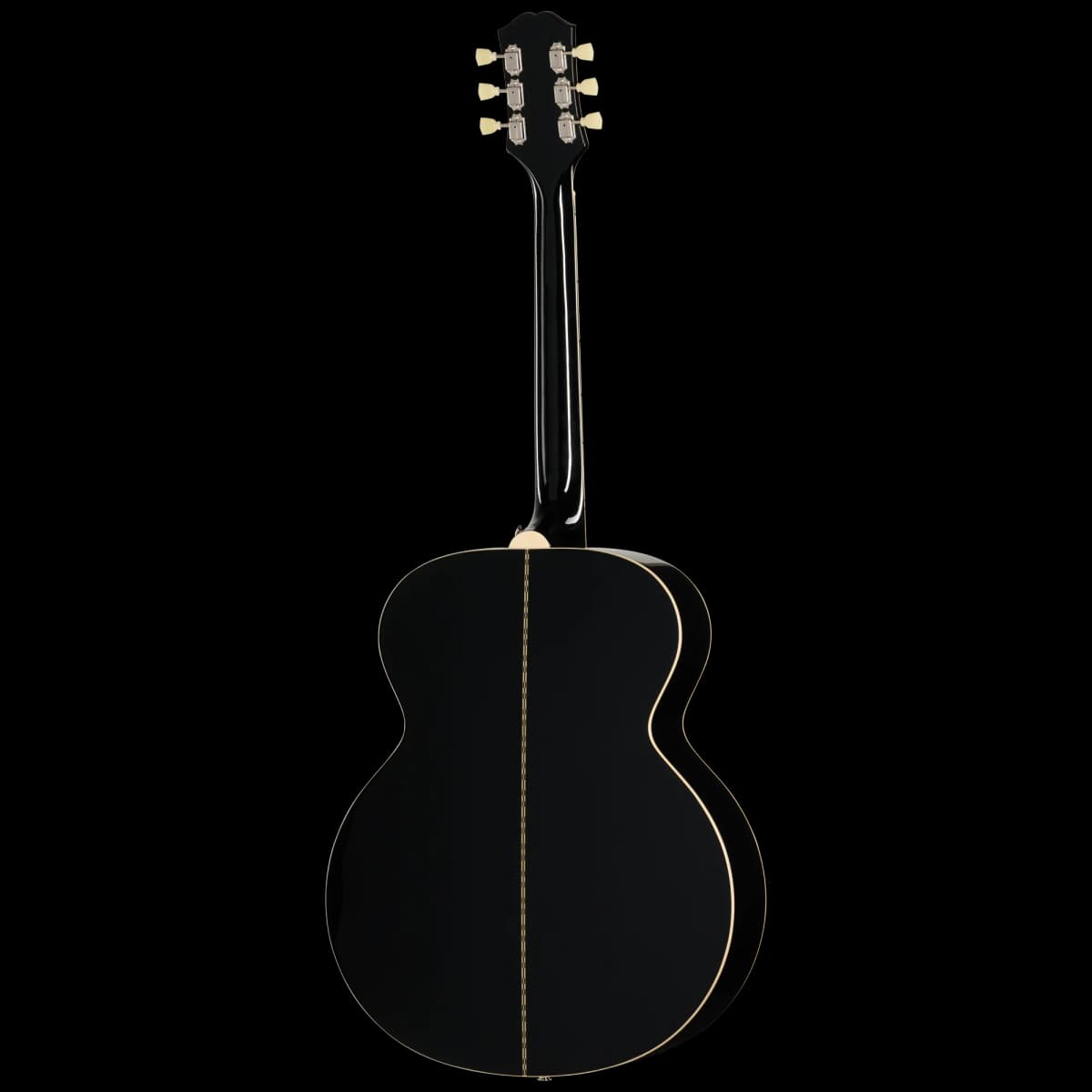 Epiphone J-200 Studio, Ebony, Exclusive — photo 4
