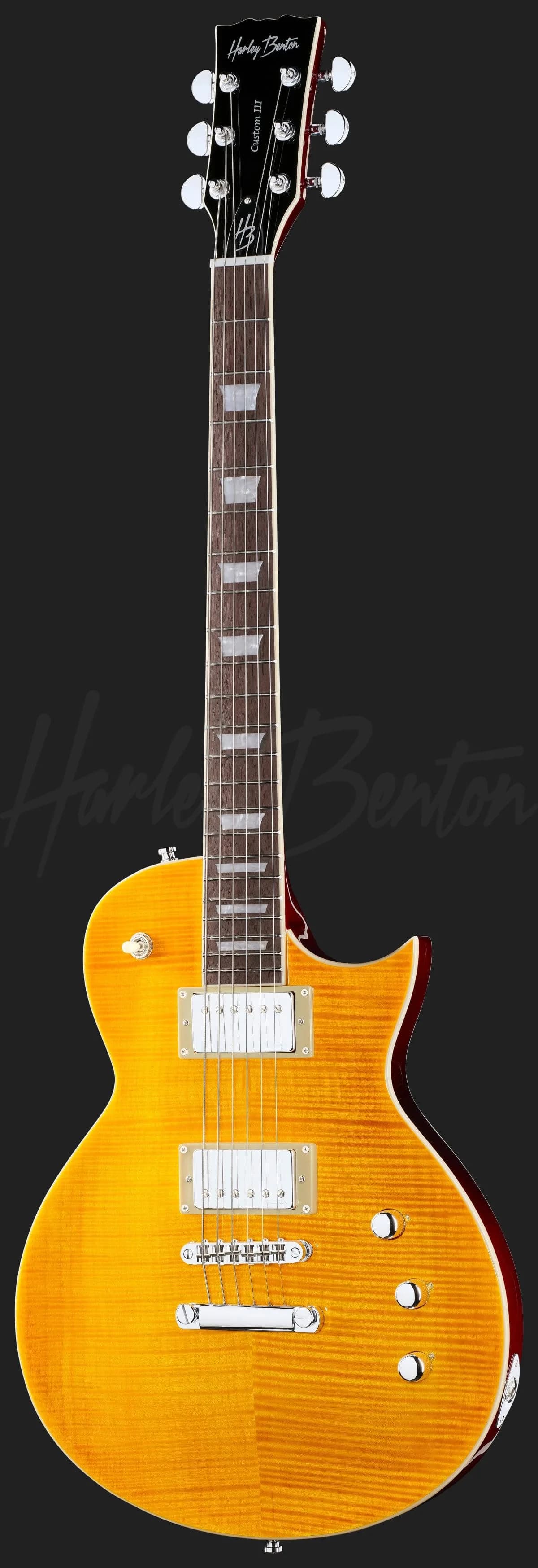 Harley Benton SC-Custom III Lemon Flame — photo 2