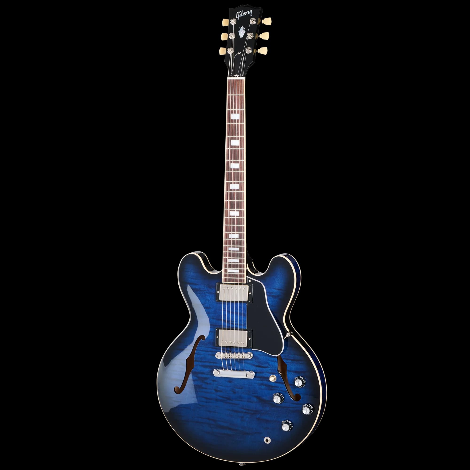 Gibson ES-335 Figured Custom Color, Deep Ocean Burst — photo 3