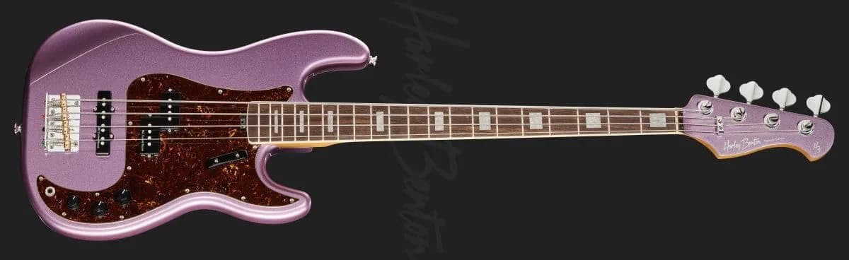 Harley Benton MV-4PJ Burgundy Mist — photo 2