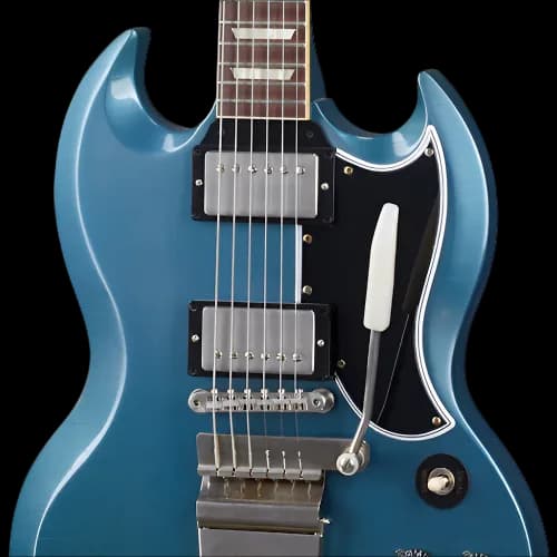 Gibson 1964 SG Standard Reissue with Maestro, Ultra Light Aged, Pelham Blue — photo 8