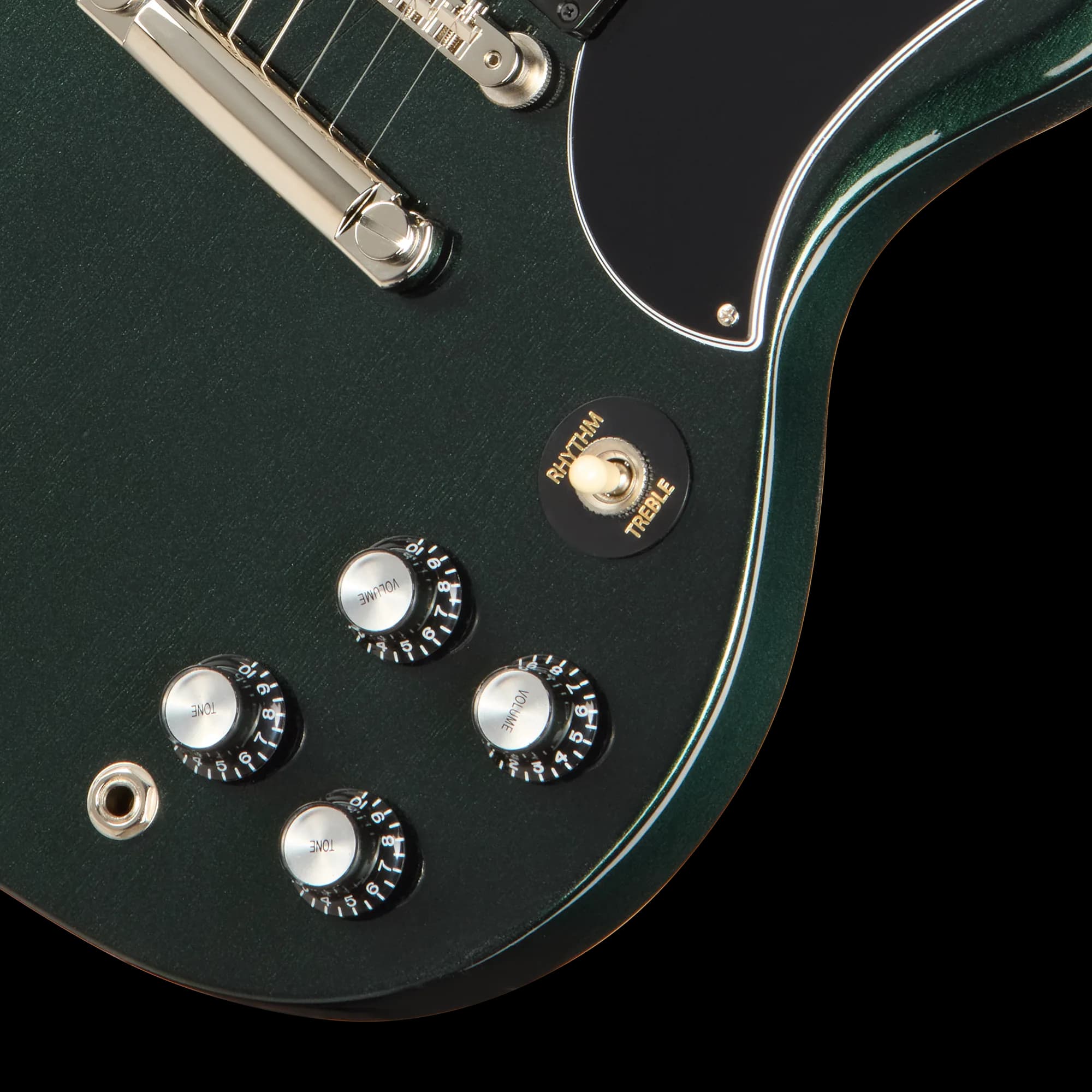 Gibson SG Standard '61 Stop Bar, British Racing Green, Exclusive — photo 7