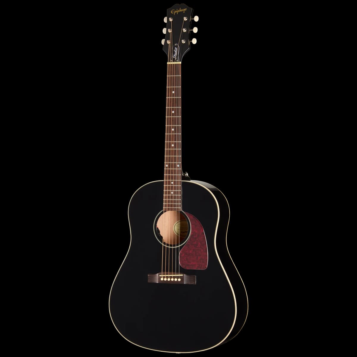 Epiphone J-45 Studio, Ebony, Exclusive — photo 3