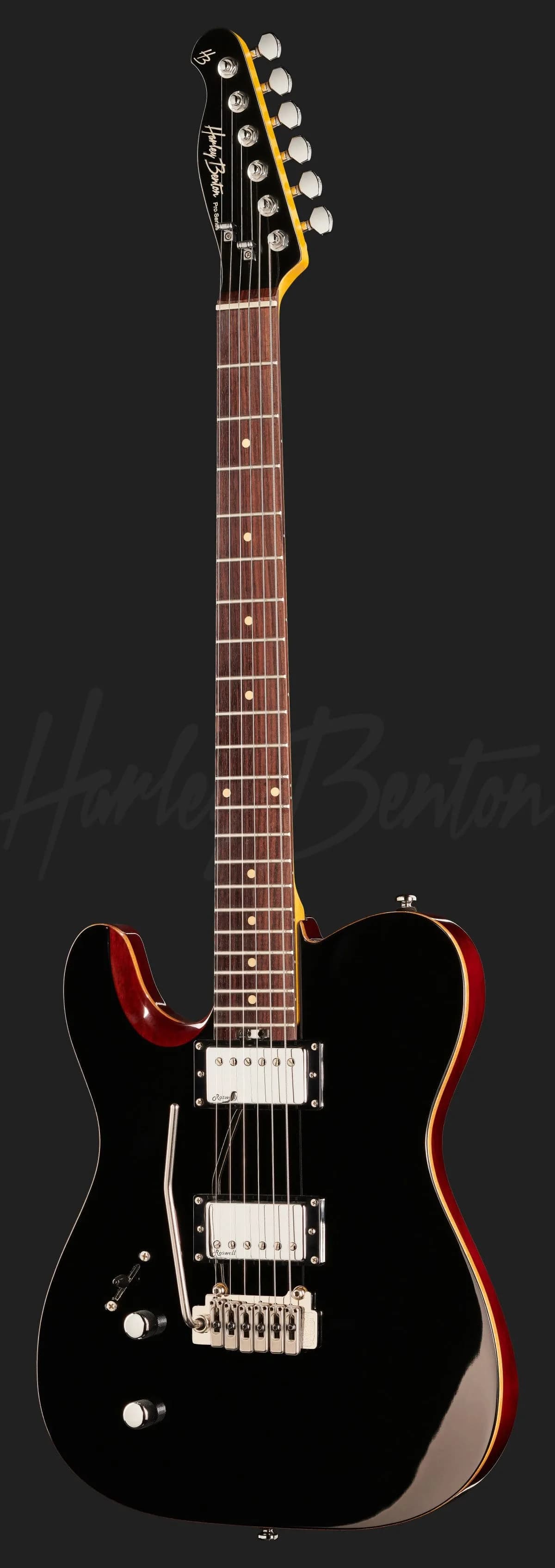Harley Benton Fusion-T HH LH EB BK — photo 2