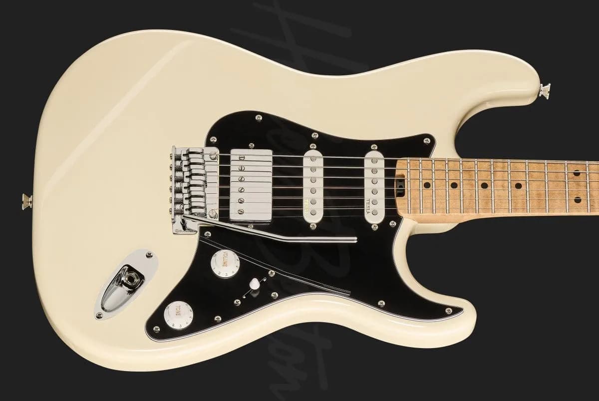 Harley Benton ST-Modern Plus MN HSS Olympic White — photo 4