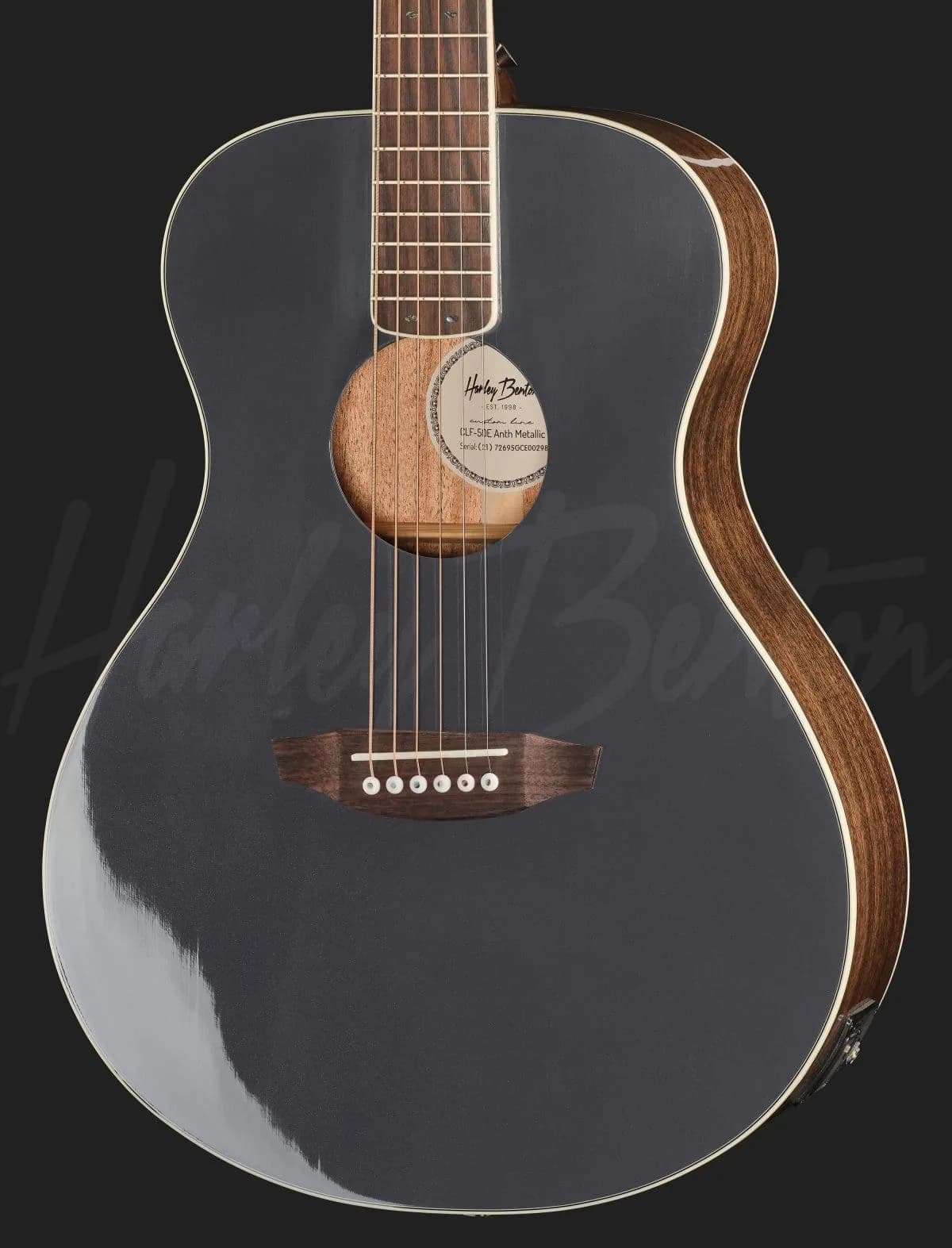 Harley Benton CLF-50E Anth Metallic — photo 4