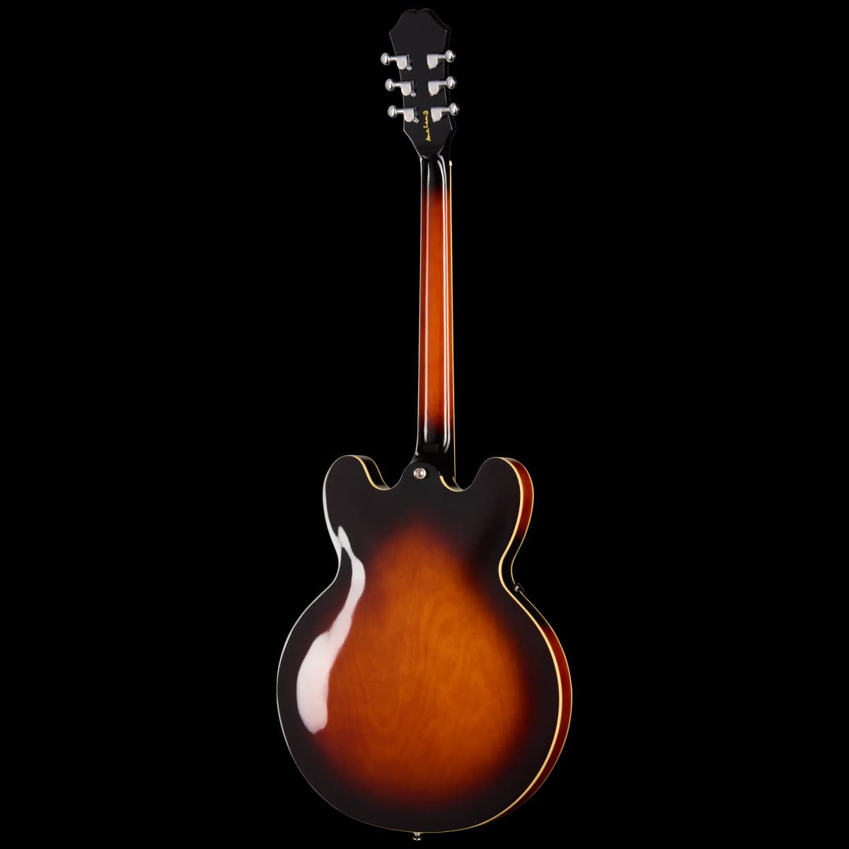 Epiphone Bonehead Riviera, Left-Handed, Dark Tobacco Sunburst — photo 4
