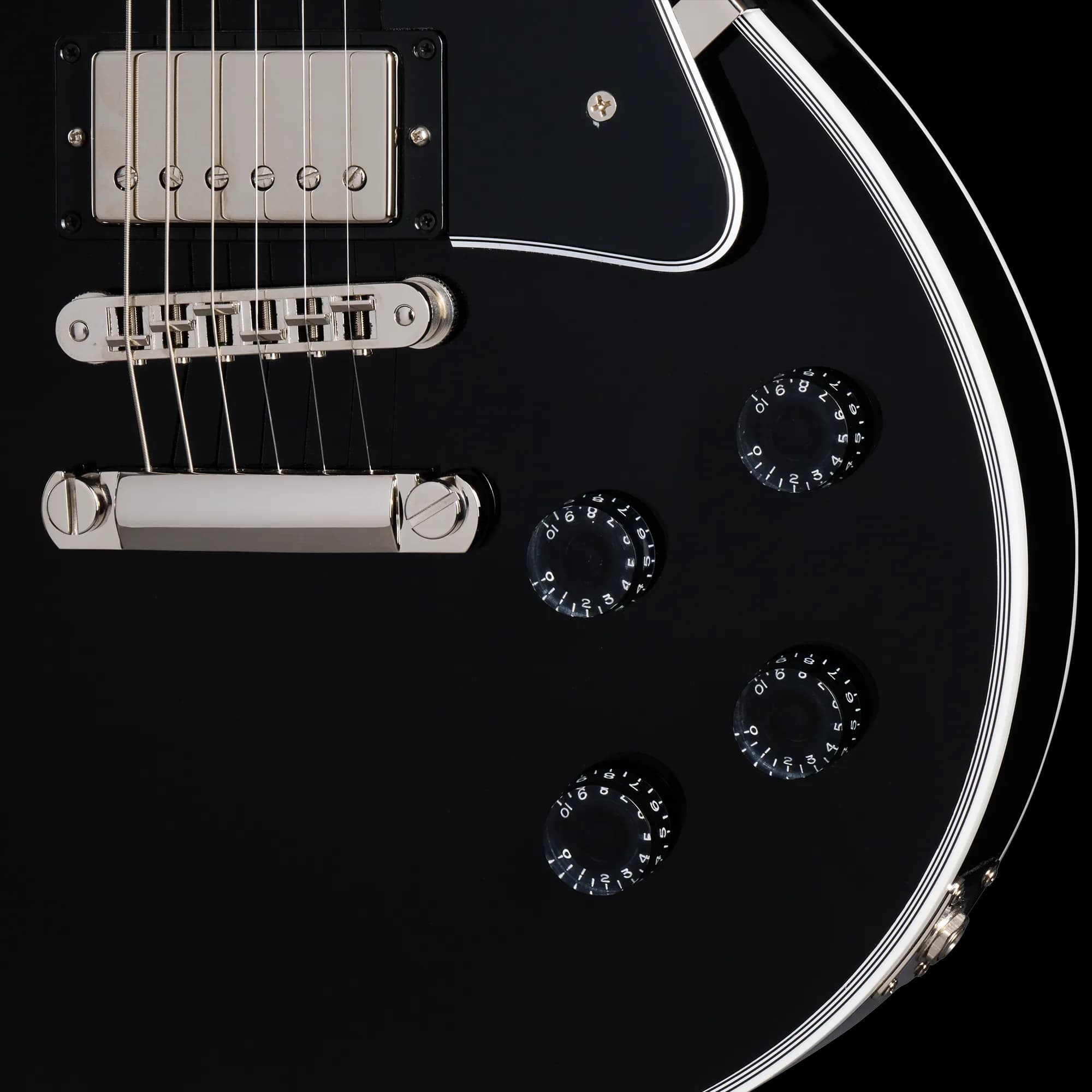 Gibson Les Paul Custom, Nickel Hardware, Ebony, Exclusive — photo 8
