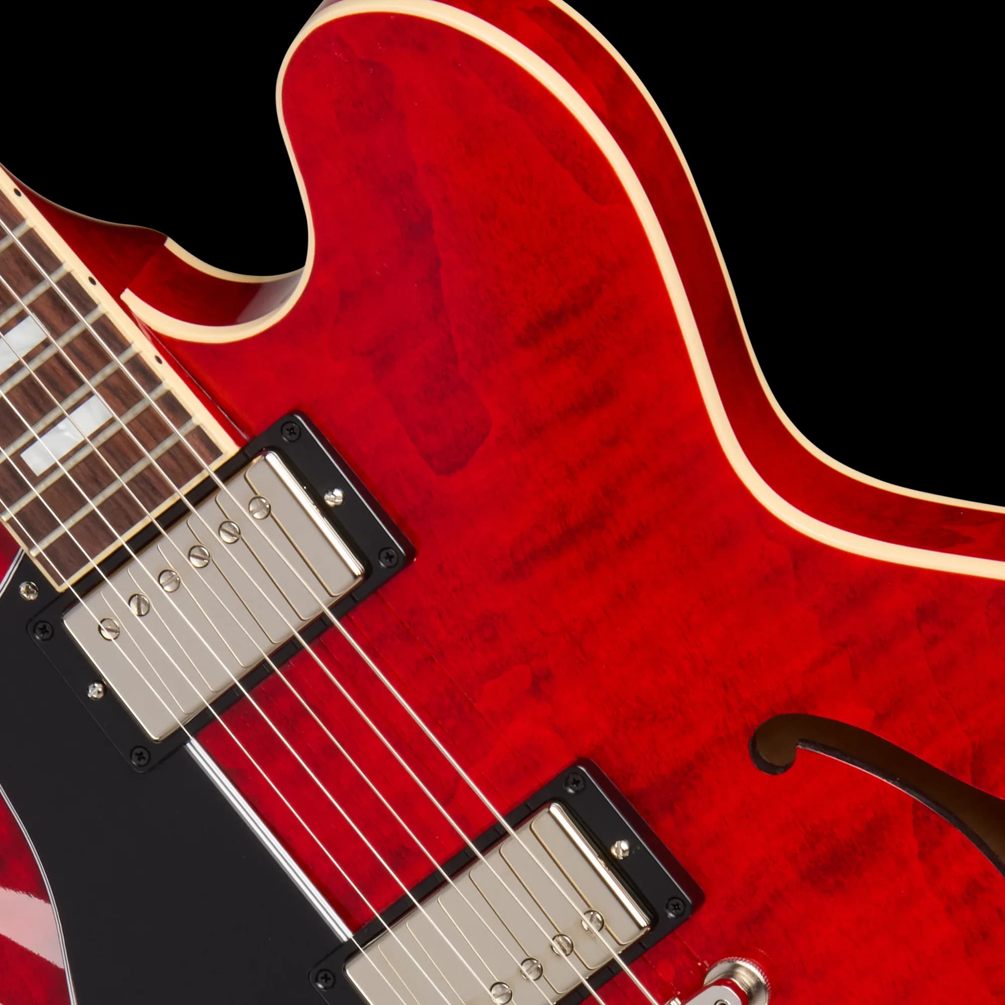 Gibson ES-335 Figured, Left-Handed, Sixties Cherry — photo 7