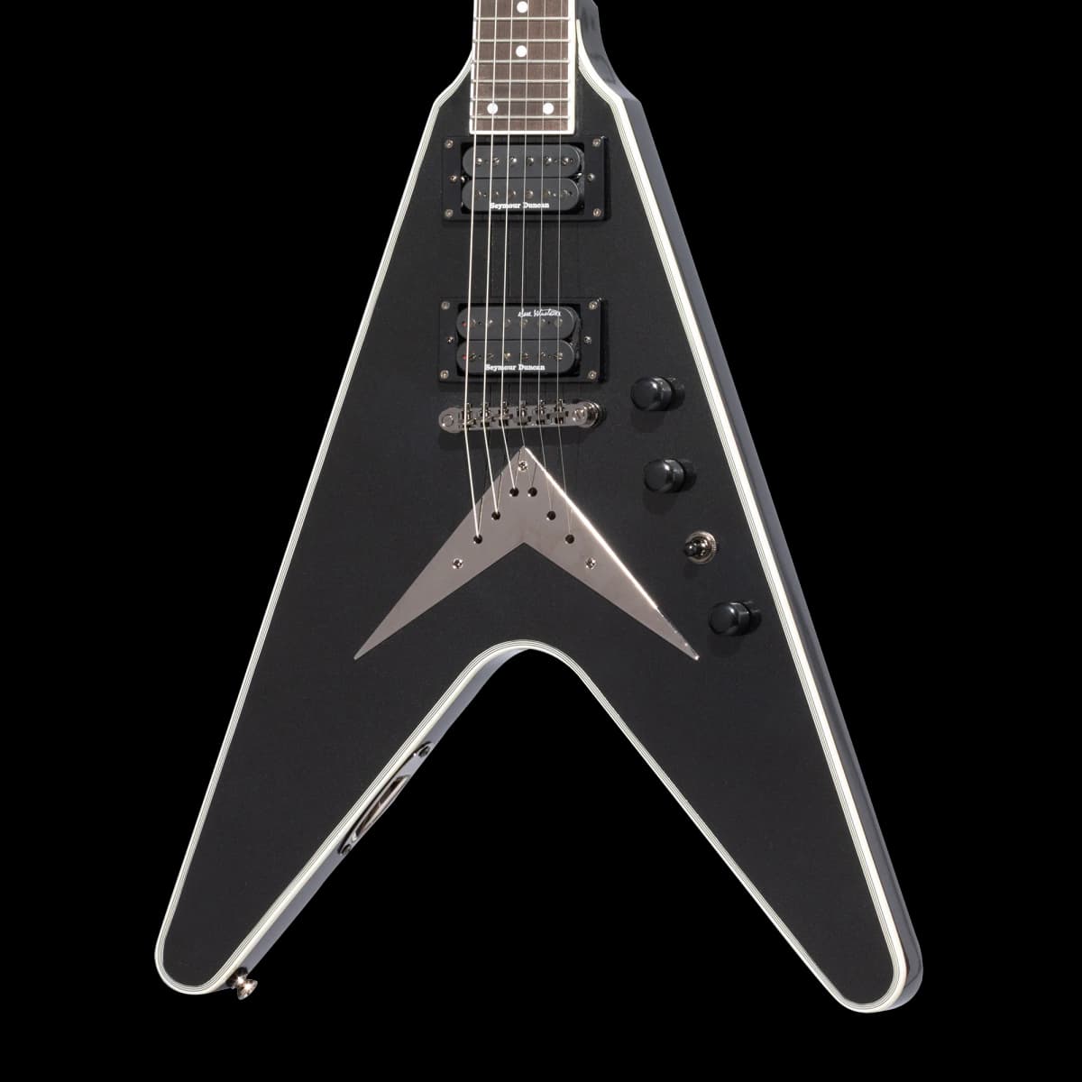 Epiphone Dave Mustaine Flying V Custom, Black Metallic