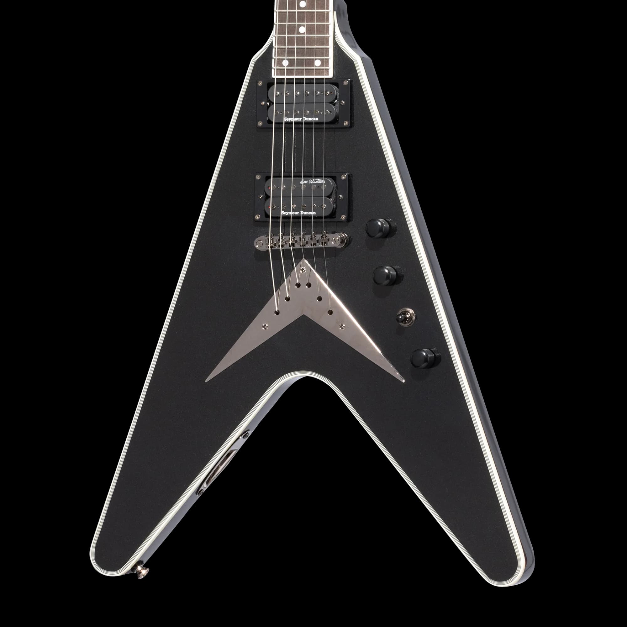 Epiphone Dave Mustaine Flying V Custom, Black Metallic