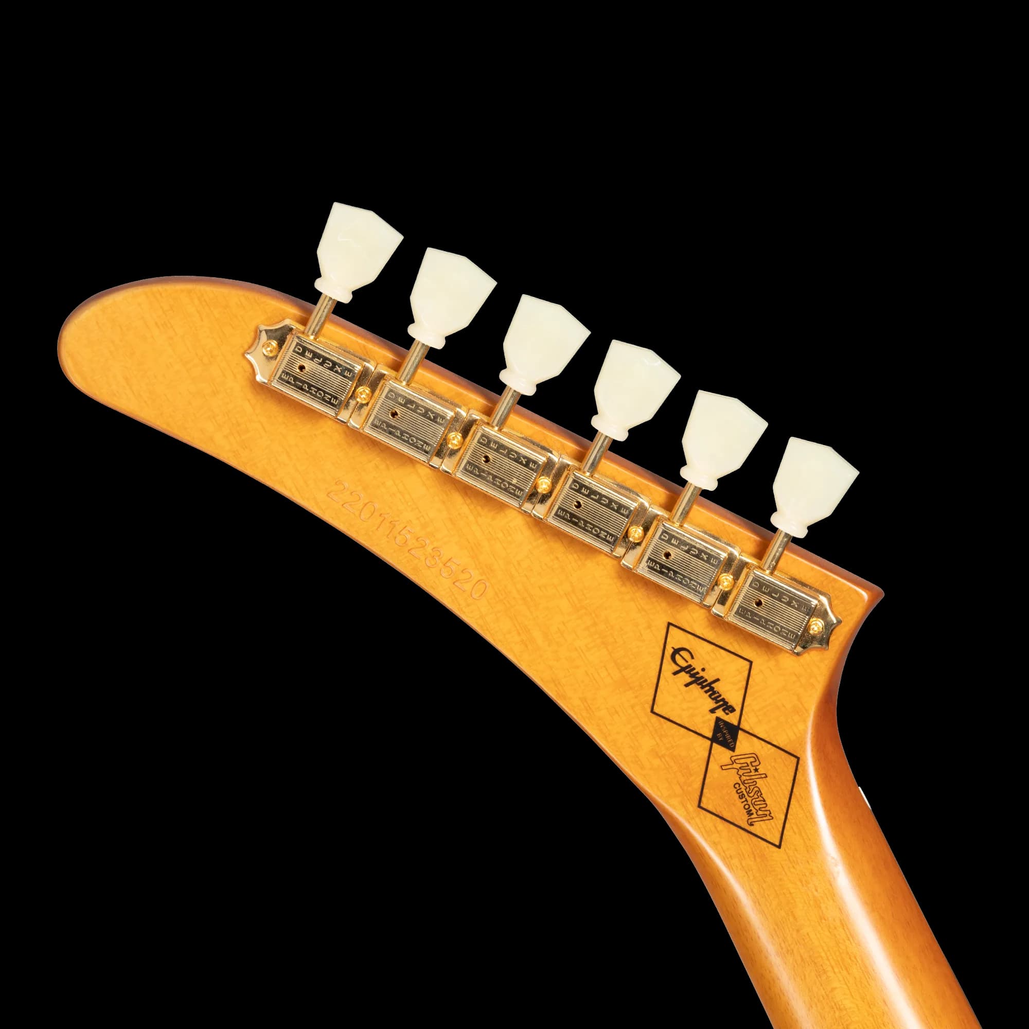 Epiphone IGC 1958 Korina Explorer (White Pickguard), Aged Natural — photo 6