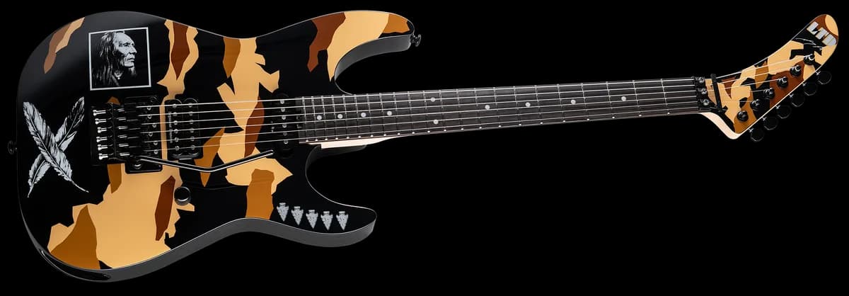 ESP LTD Gl Desert Eagle Black w/ Graphic — photo 3