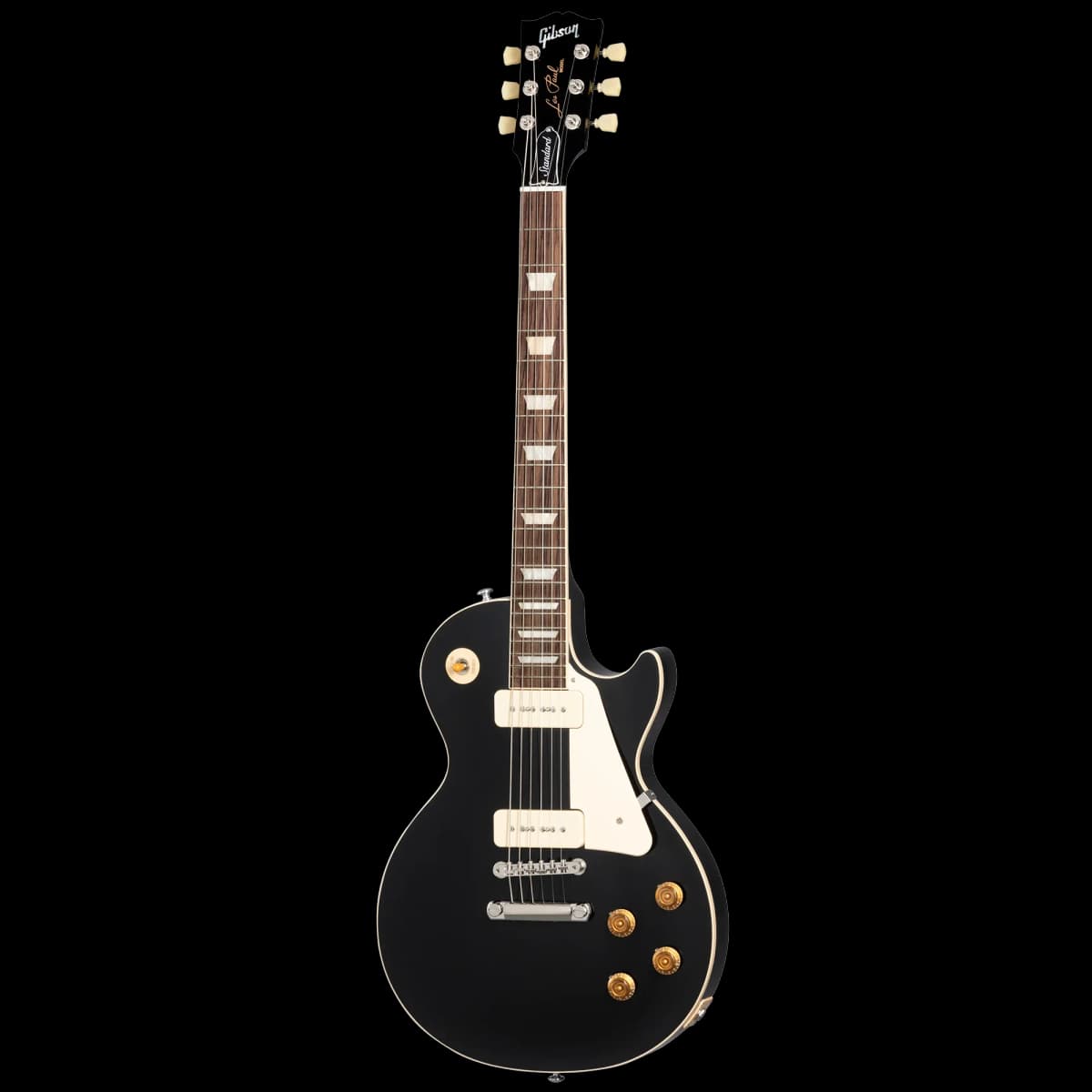 Gibson Les Paul Standard 50s P-90, Ebony, Exclusive — photo 2