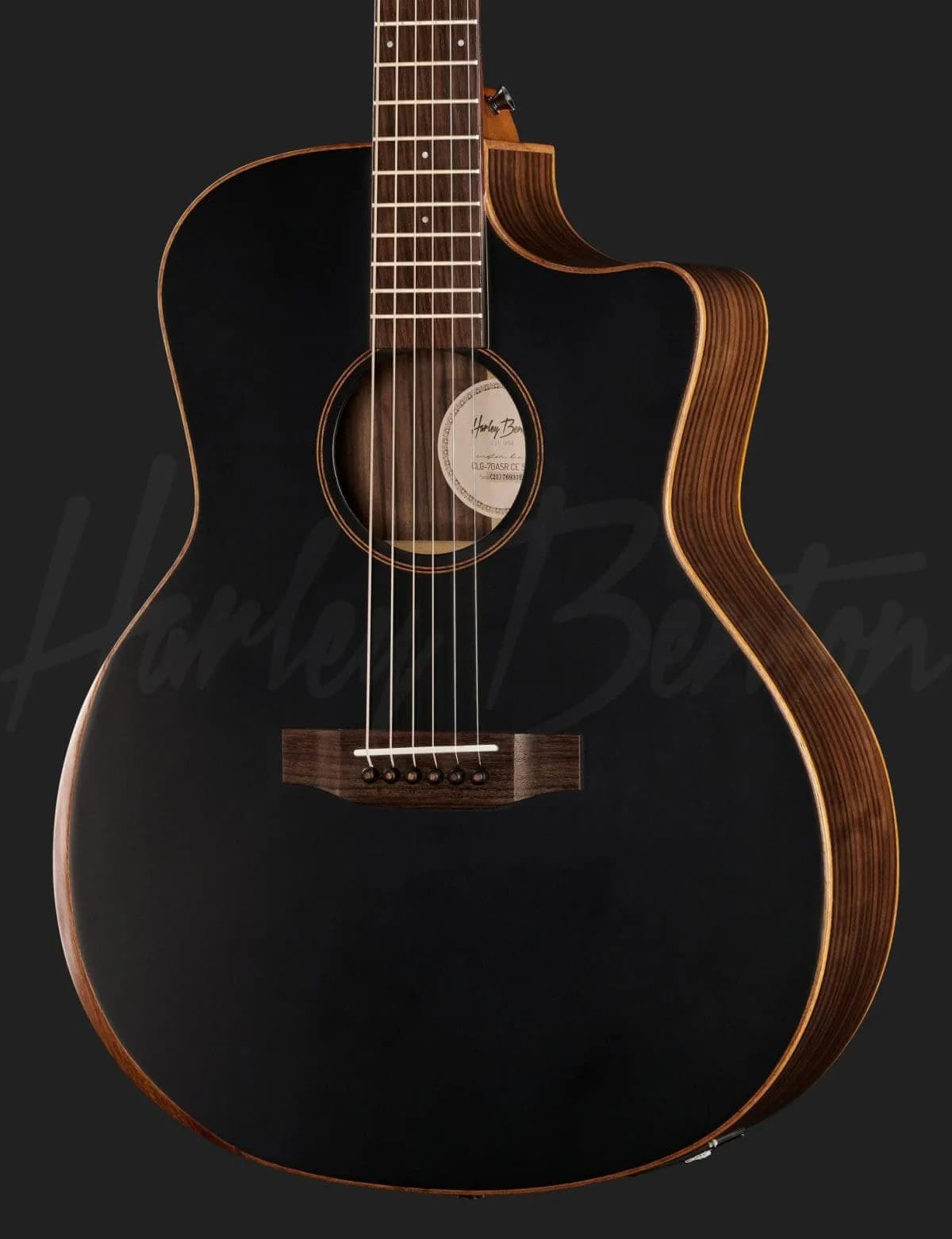 Harley Benton CLG-70ASR CE SBK — photo 4