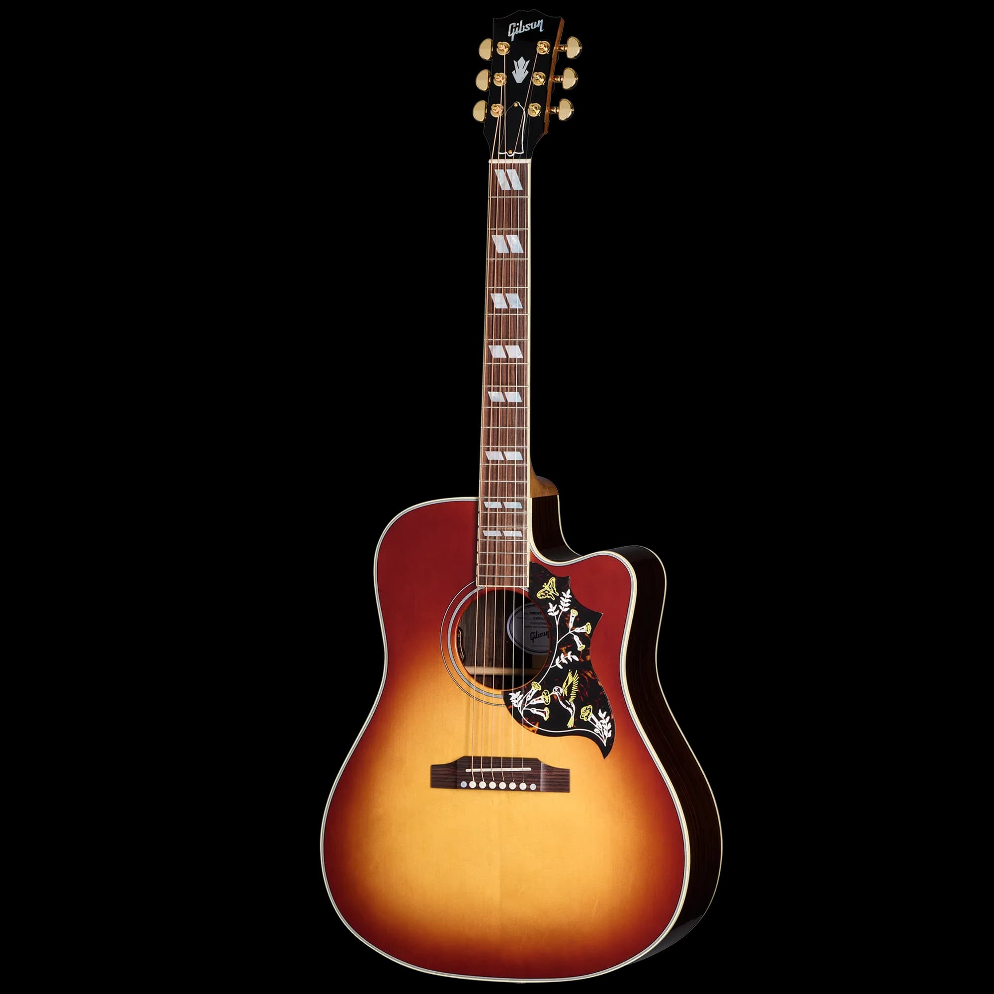 Gibson Hummingbird Standard Rosewood EC, Rosewood Burst — photo 3
