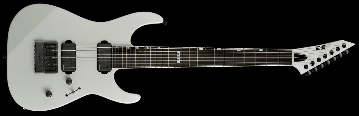 ESP E-II M-II 7B Evertune Pearl White