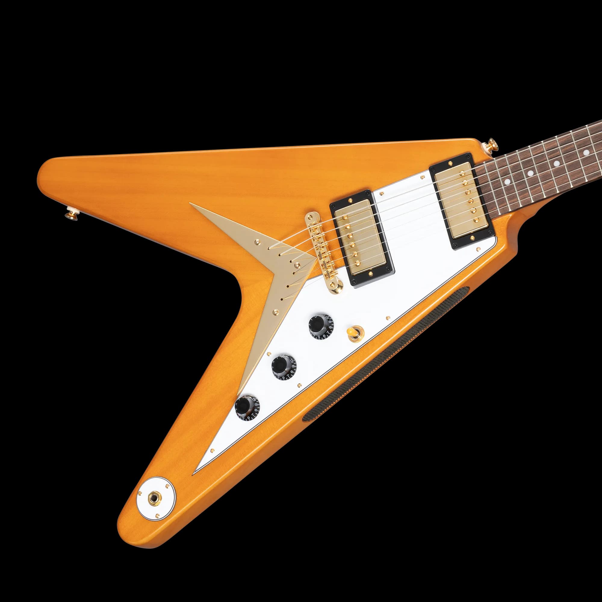 Epiphone IGC 1958 Korina Flying V, Aged Natural — photo 8