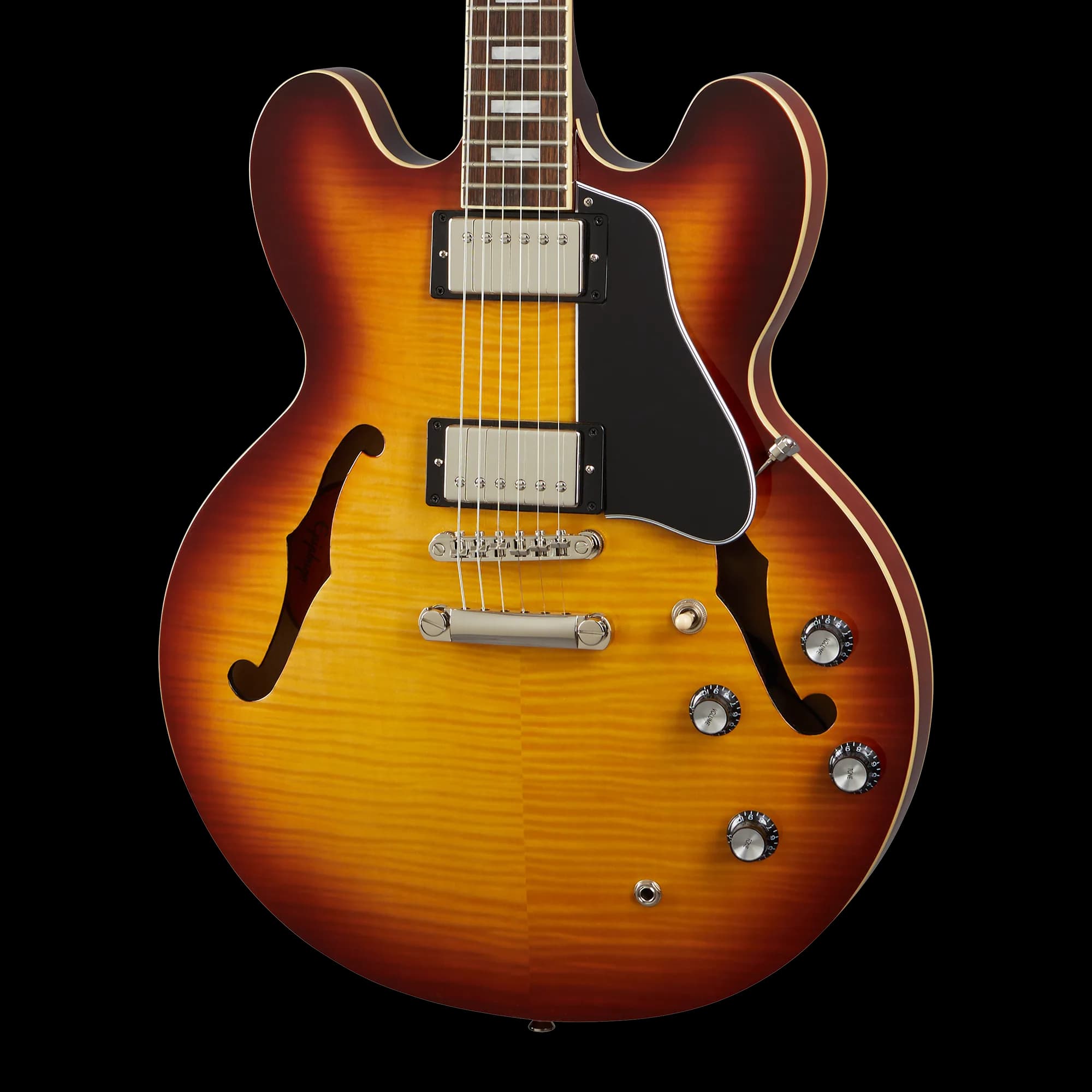 Epiphone ES-335 Figured, Raspberry Tea Burst