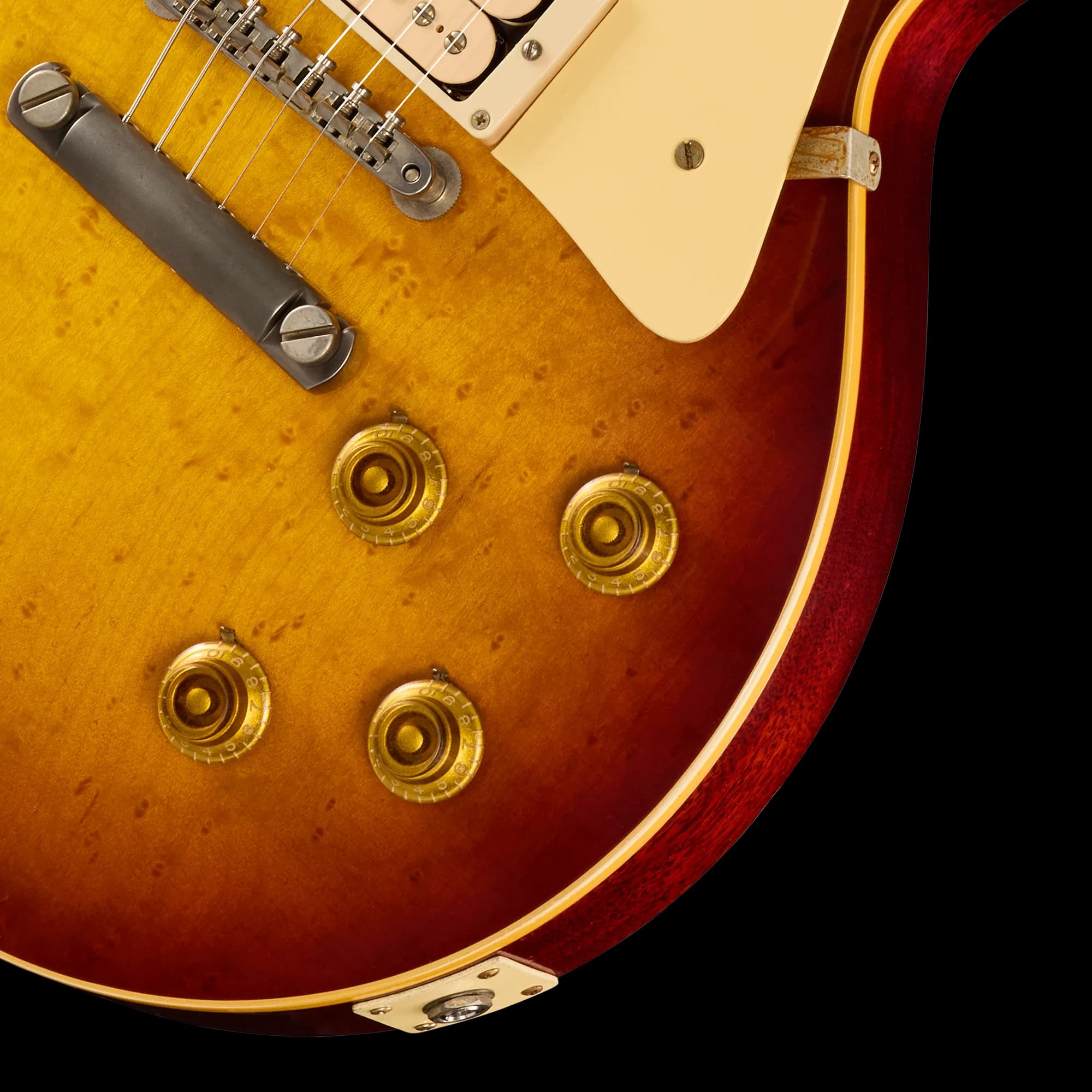 Gibson LE 1959 Les Paul Standard Reissue with Birdseye Maple Top, Light Aged, Peach Tea Burst — photo 7
