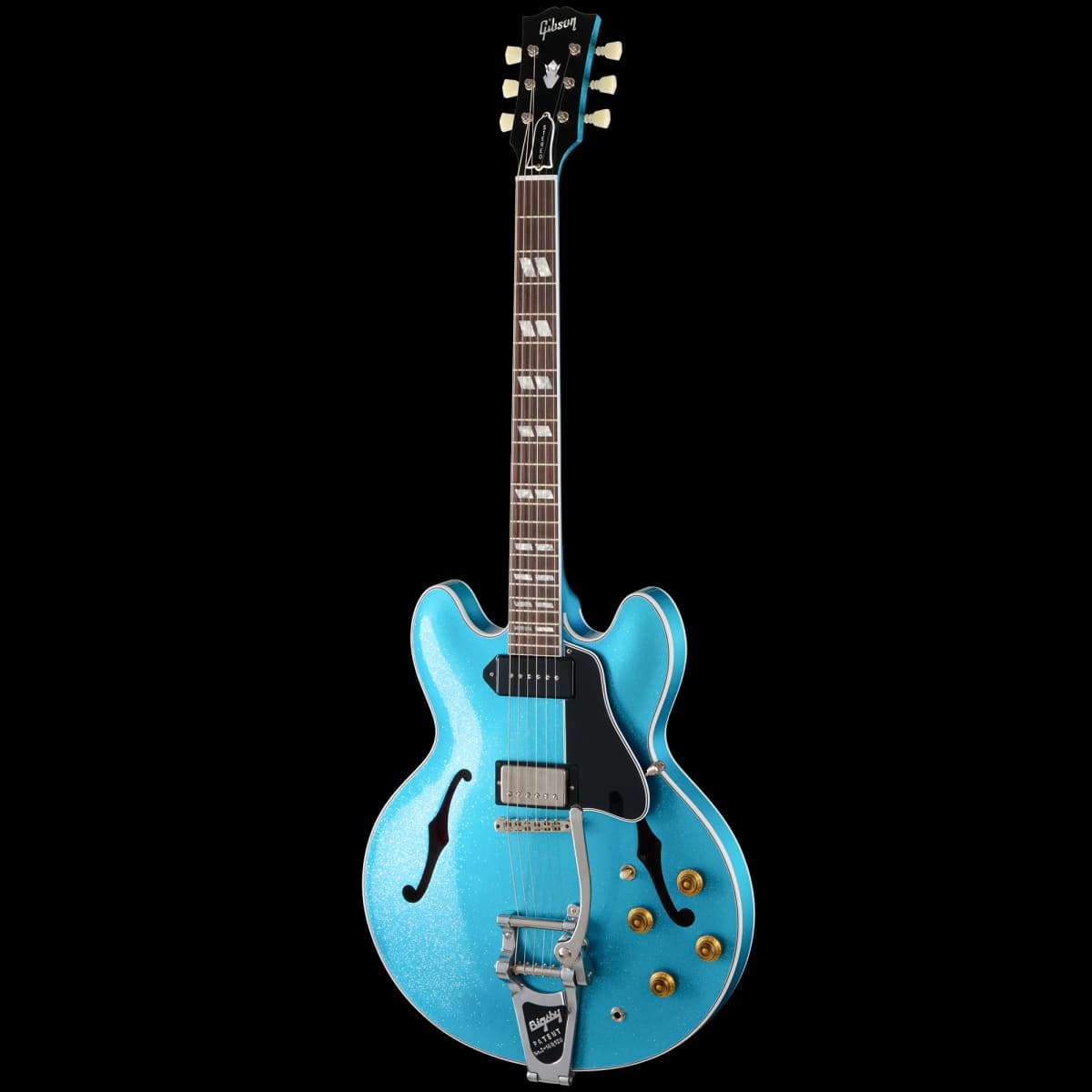 Gibson 1964 ES-345 Reissue, VOS, Sapphire Mist — photo 3