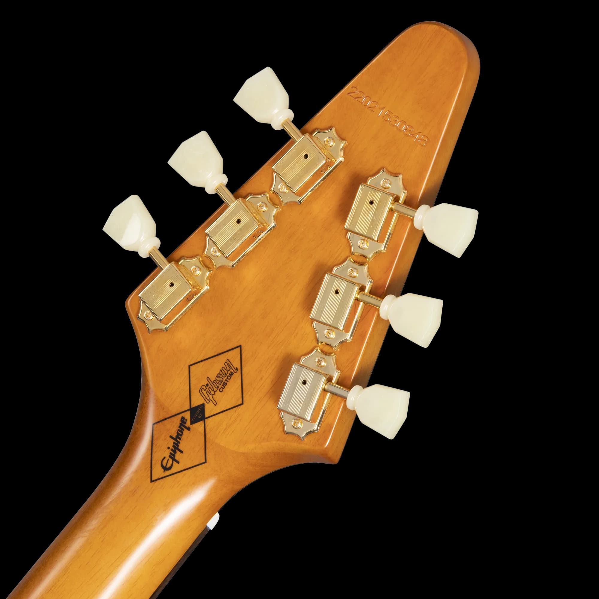 Epiphone IGC 1958 Korina Flying V, Left-Handed, Aged Natural, Exclusive — photo 6