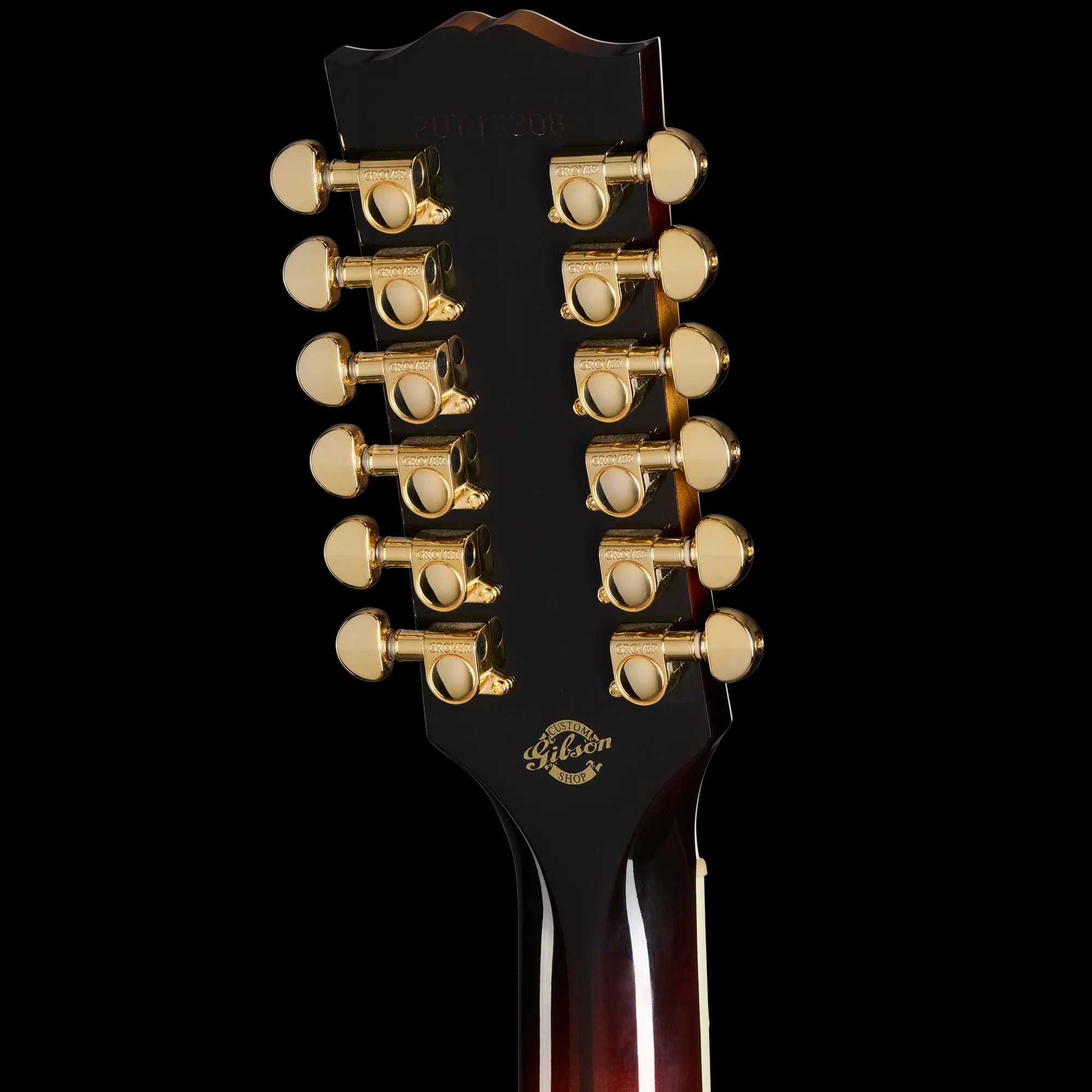 Gibson Brian May SJ-200 12-String, Vintage Sunburst — photo 8