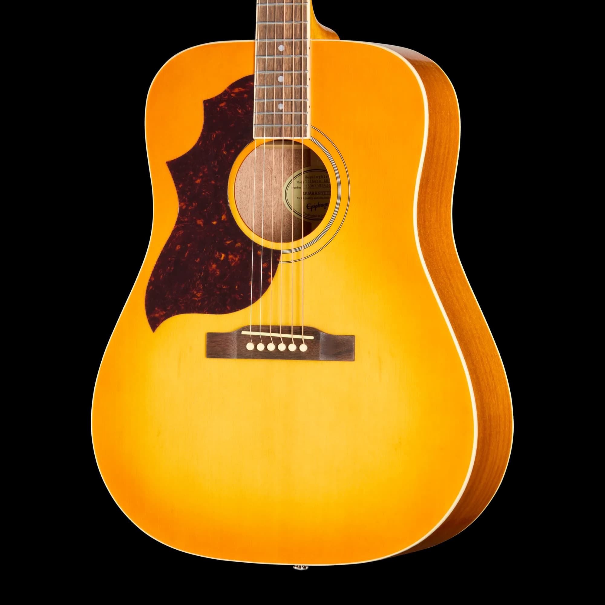 Epiphone Hummingbird Tribute, Left-Handed, Heritage Cherry Sunburst
