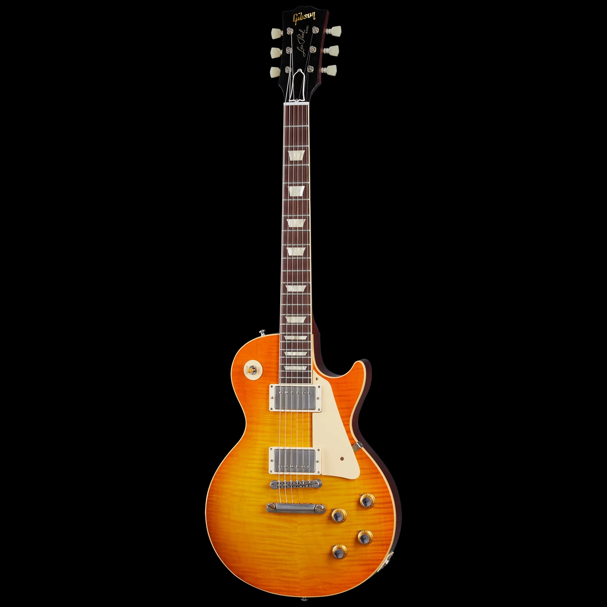 Gibson 1960 Les Paul Standard Reissue, Ultra Light Aged, Orange Lemon Fade Burst — photo 2