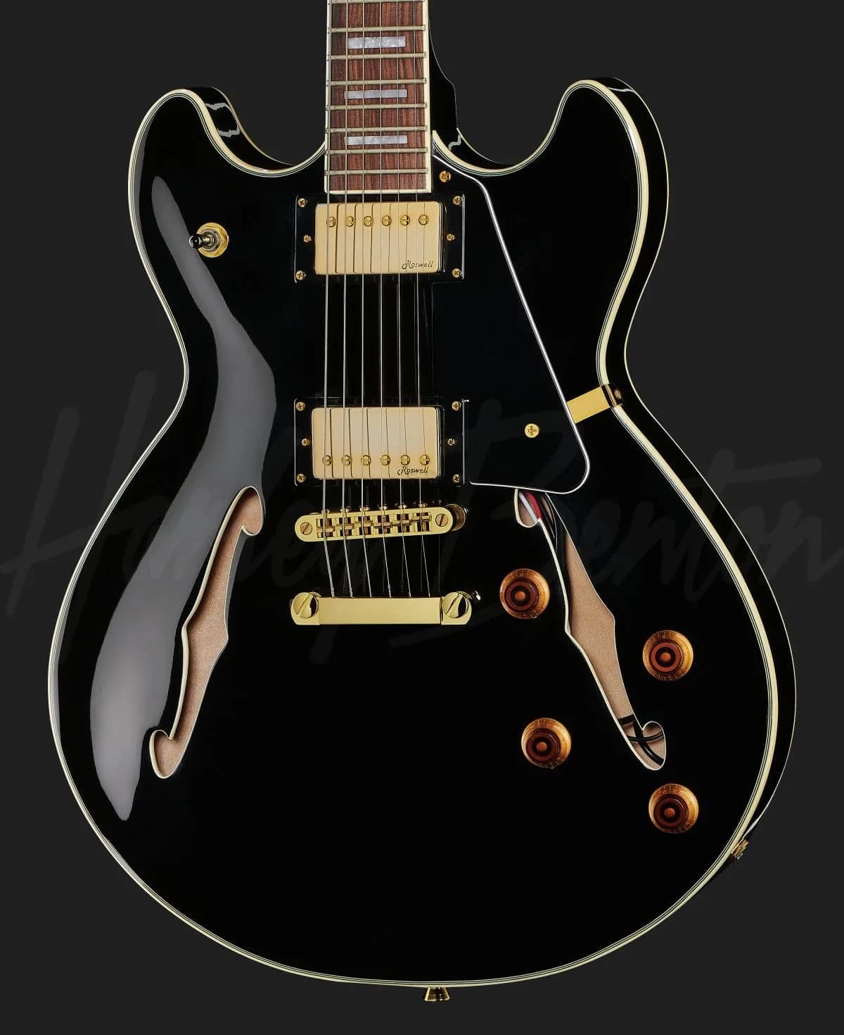 Harley Benton HB-35Plus Black — photo 4