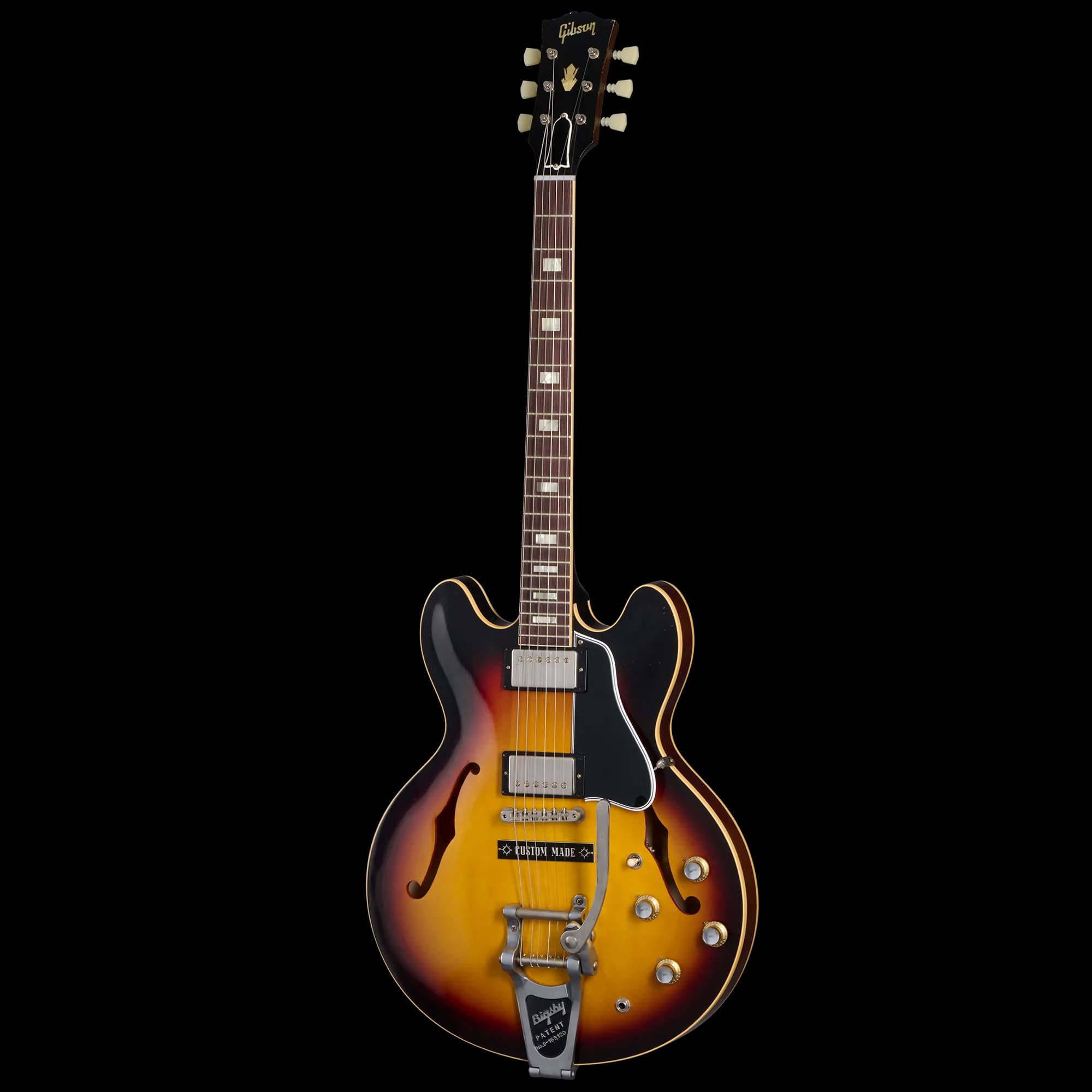 Gibson 1964 ES-335 Reissue, Light Aged, Vintage Burst, Exclusive — photo 2