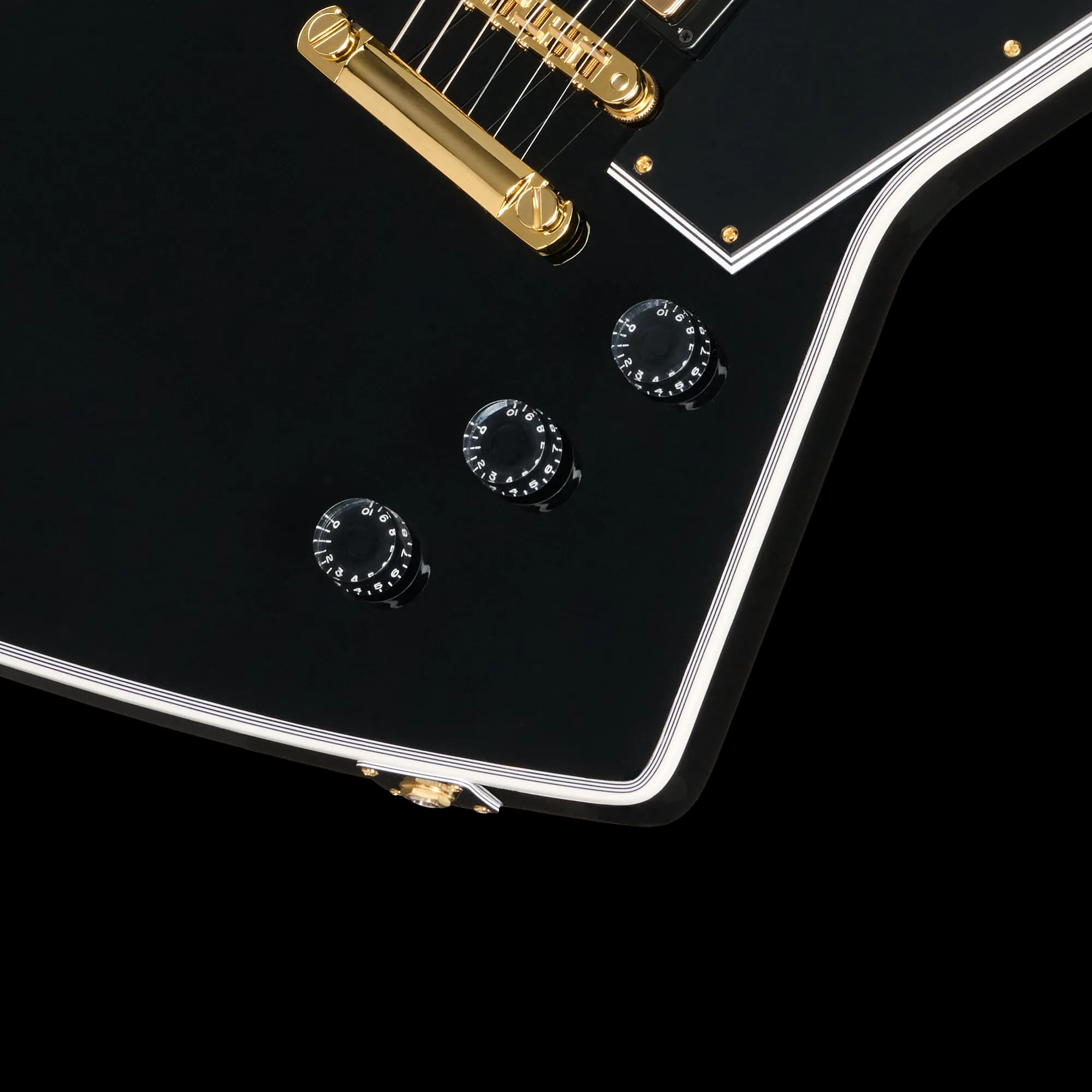 Gibson Explorer Custom with Bound Headstock, Gloss, Ebony — photo 8