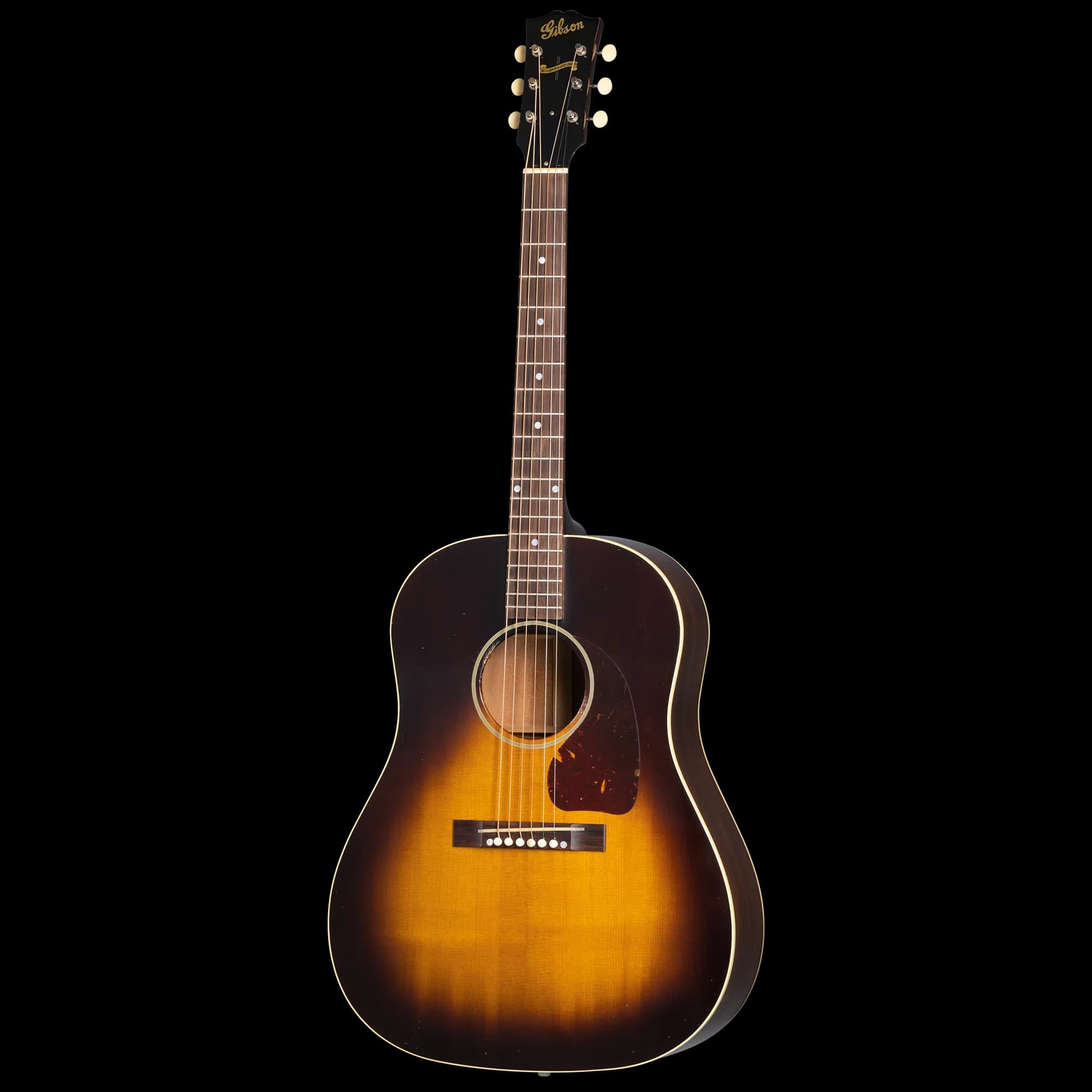Gibson 1942 Banner J-45 Reissue, Light Aged, Vintage Sunburst — photo 2